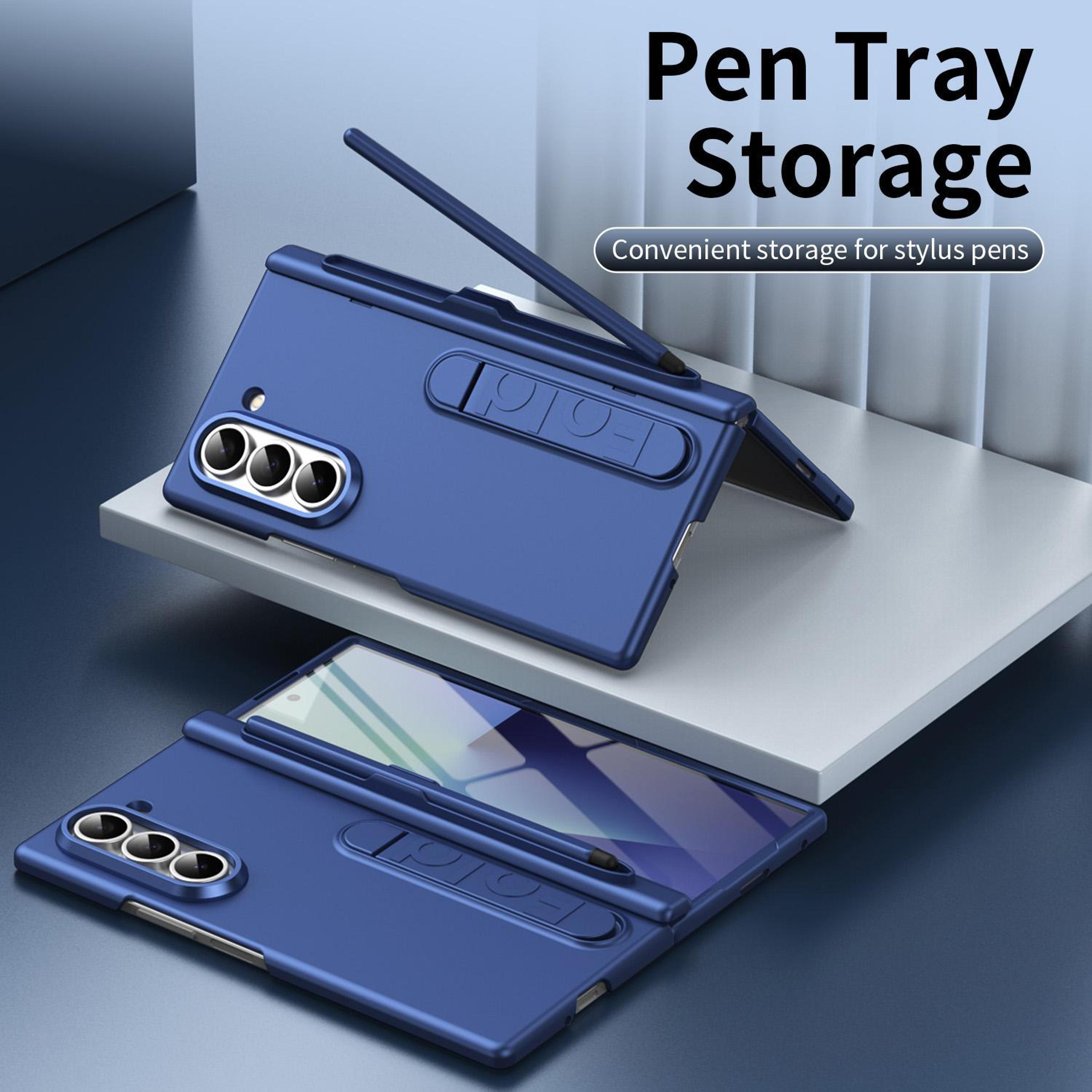 Samsung Galaxy Z Fold5 Case With Pen Holder Built In Screen Protector Shockproof Leather Cover 6