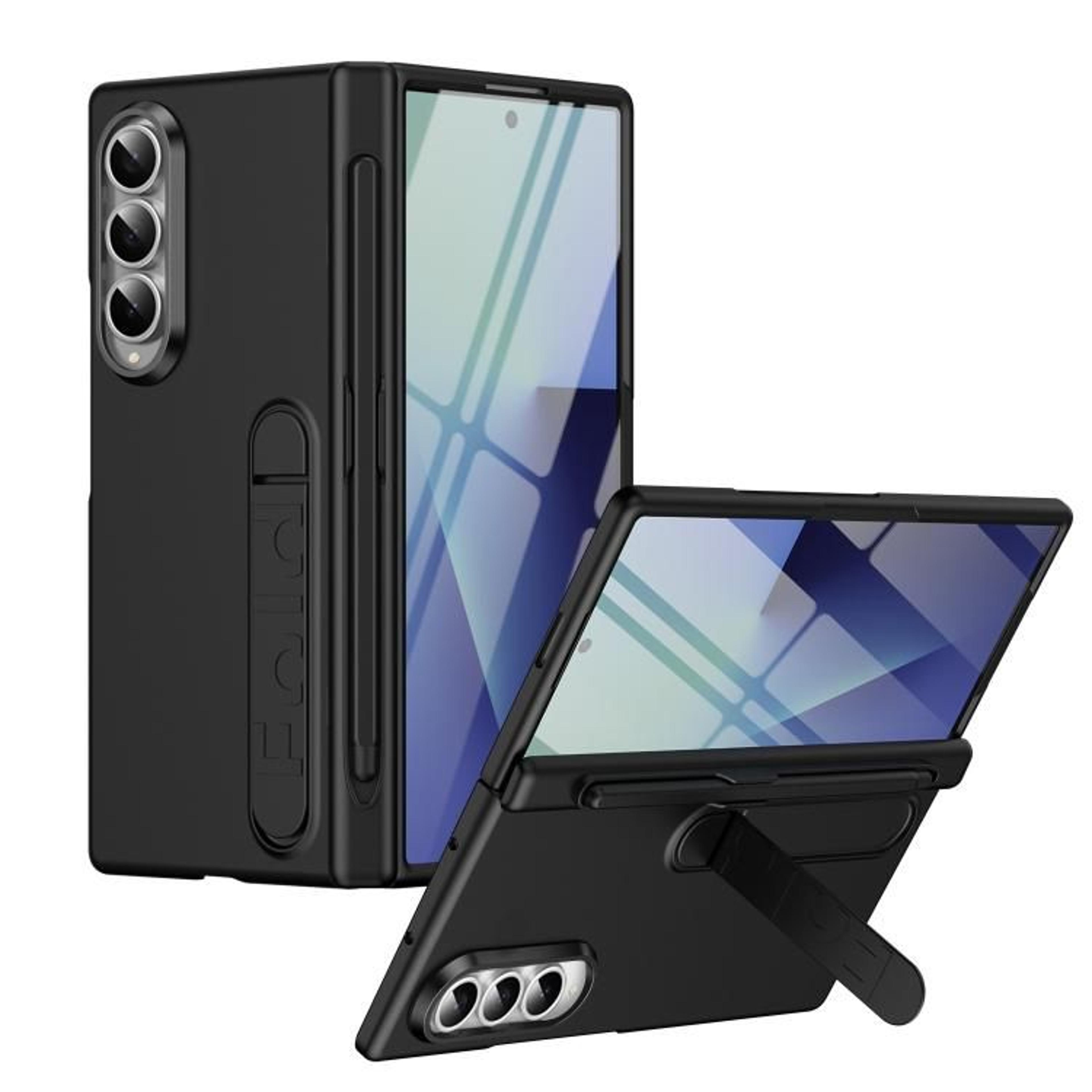 Samsung Galaxy Z Fold4 Case With Pen Holder Shockproof Protective Cover With Tempered Glass Screen  7