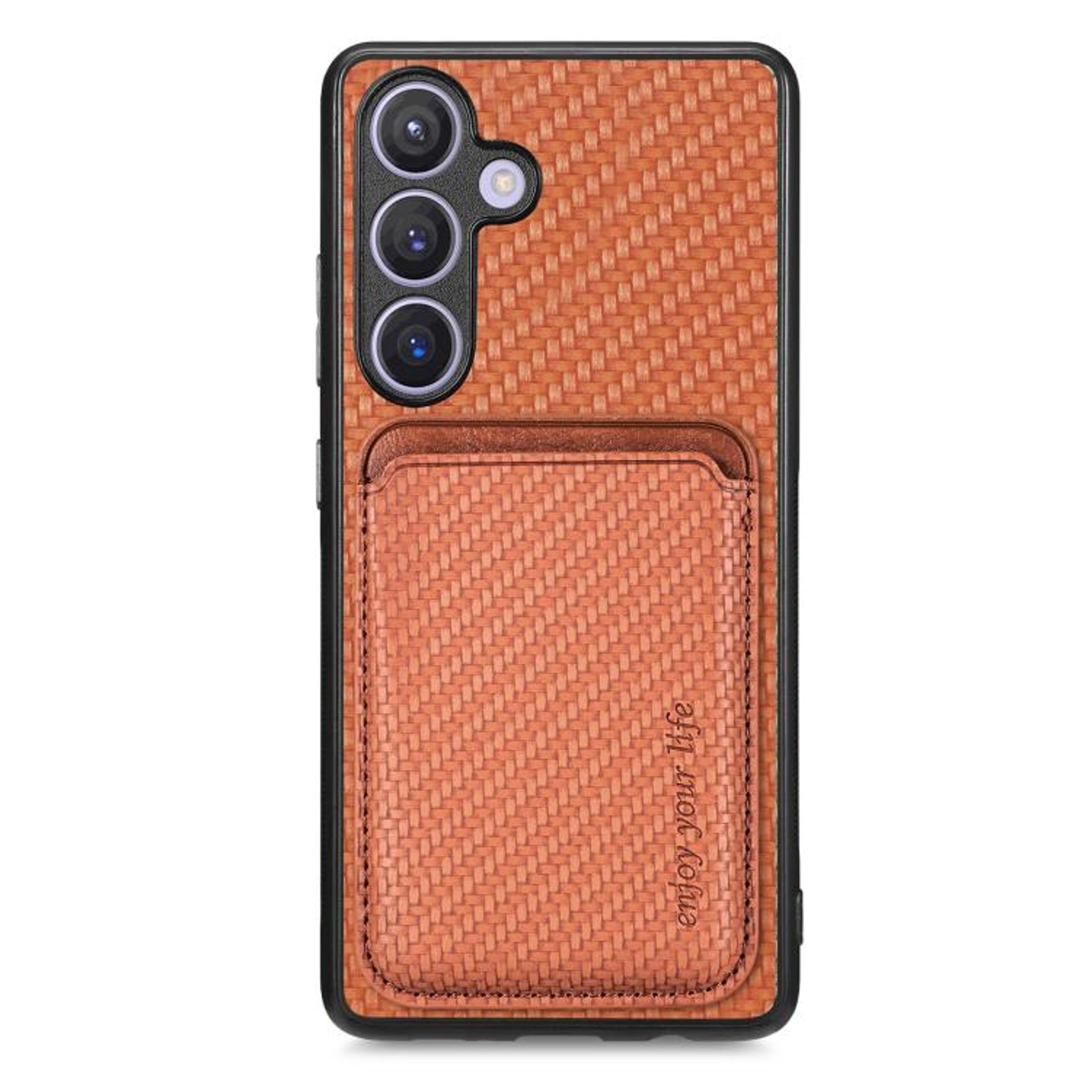 Samsung Galaxy A57 5G MagSafe Wallet Phone Case With Carbon Fiber Leather  Magnetic Card Holder 11