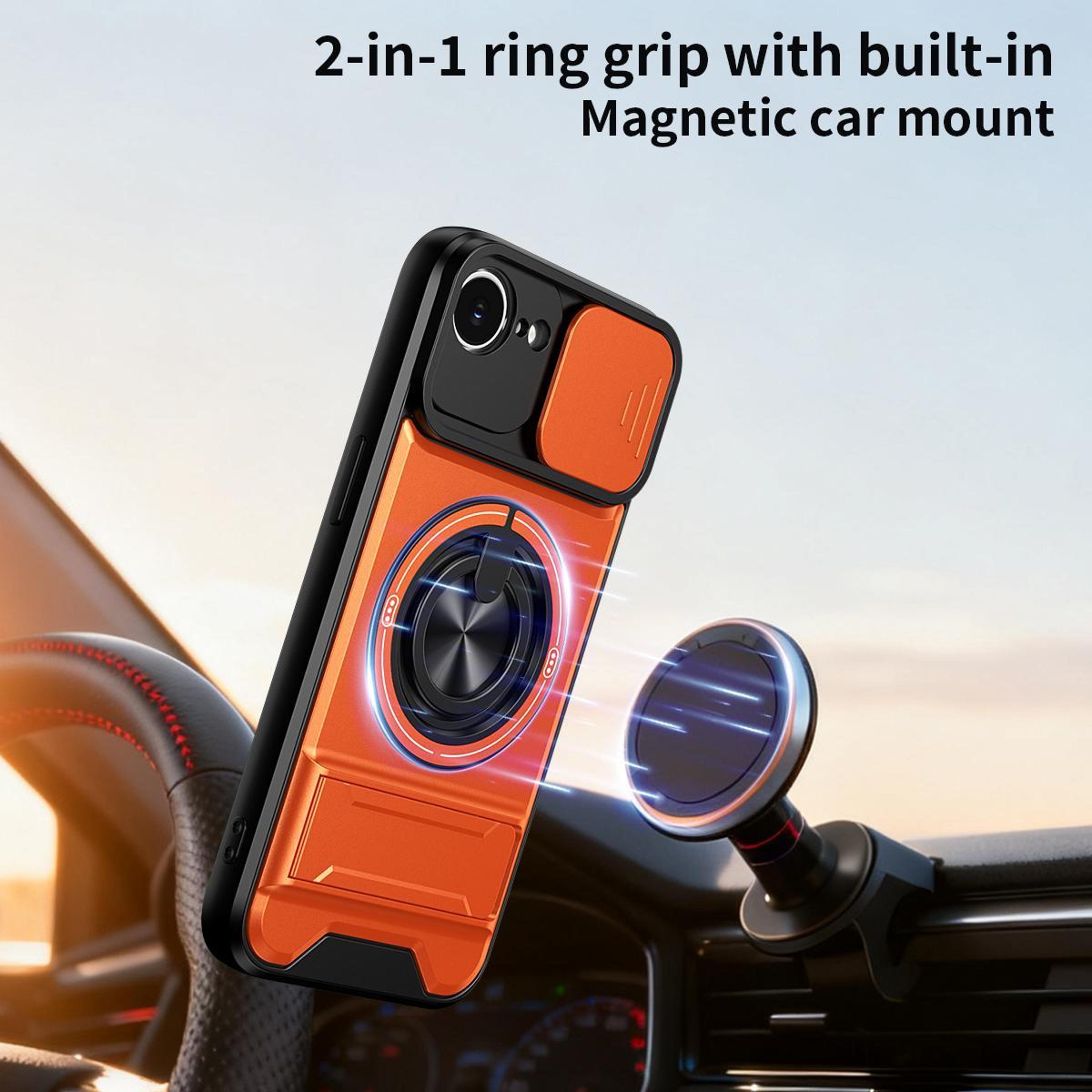 Magnetic Shockproof IPhone 17e  16 E Case With Sliding Lens Cover Kickstand  MagSafe Compatible 3