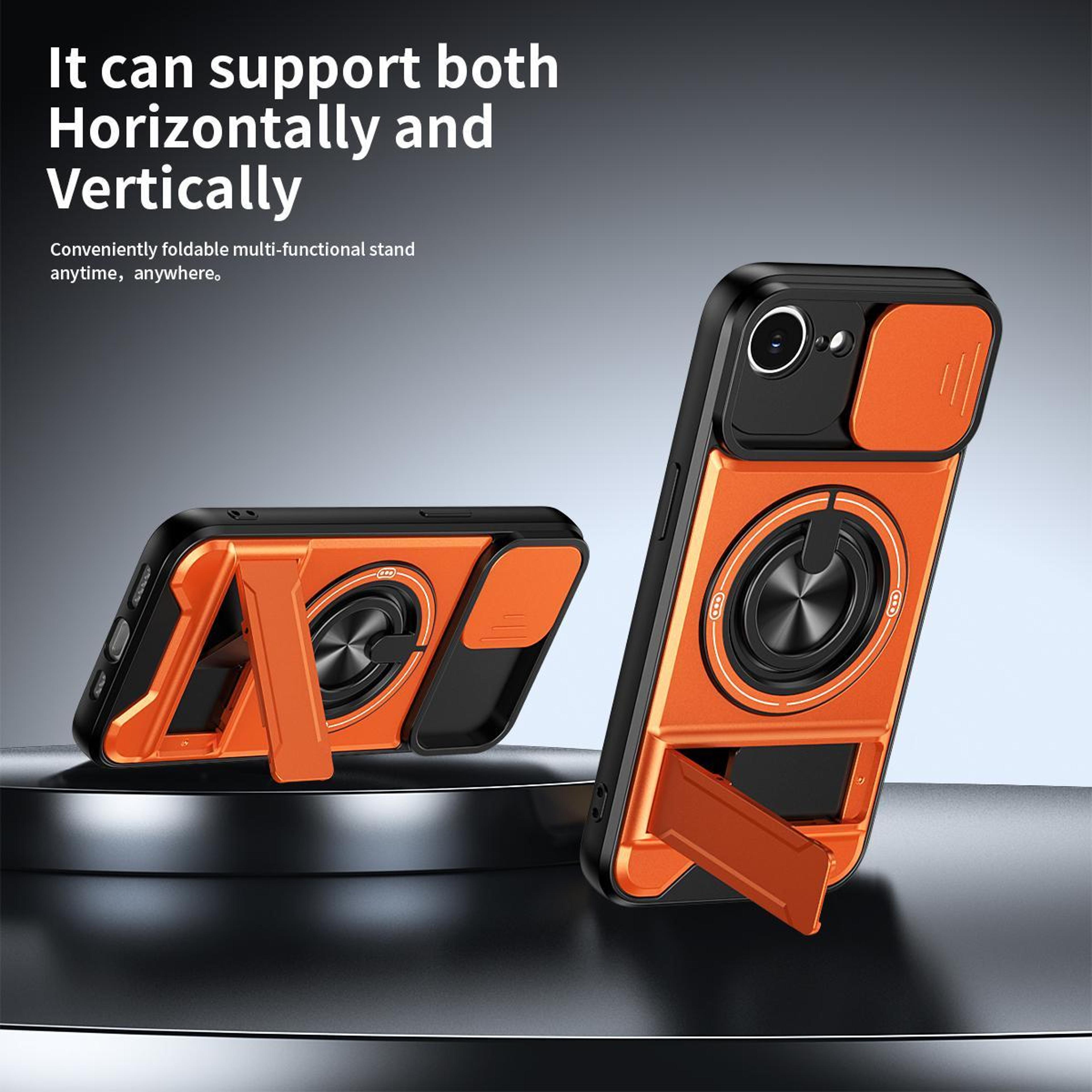 Magnetic Shockproof IPhone 17e  16 E Case With Sliding Lens Cover Kickstand  MagSafe Compatible 10