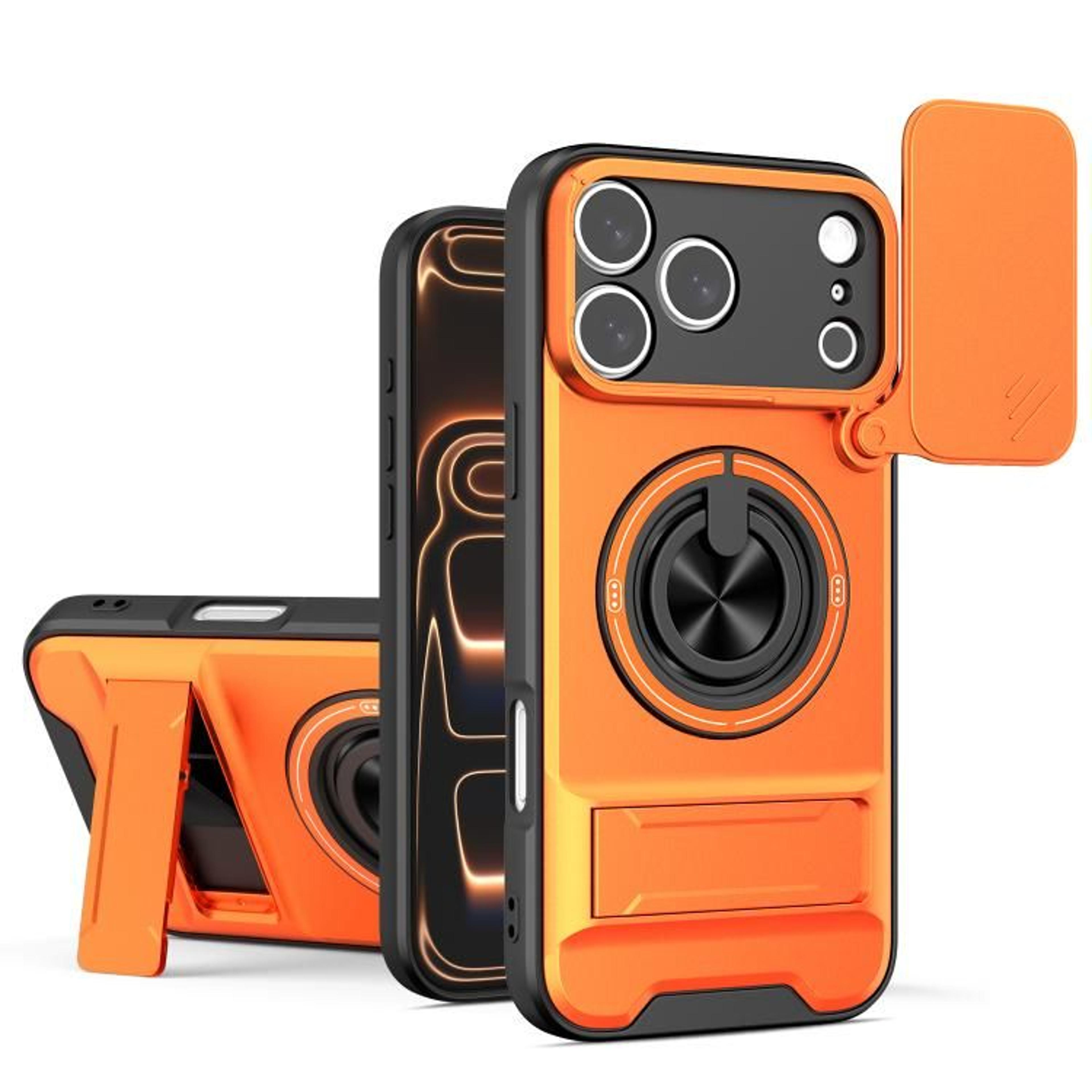 MagSafe Compatible IPhone 17 Pro Max Case With Sliding Lens Cover Kickstand  Shockproof Protection 11