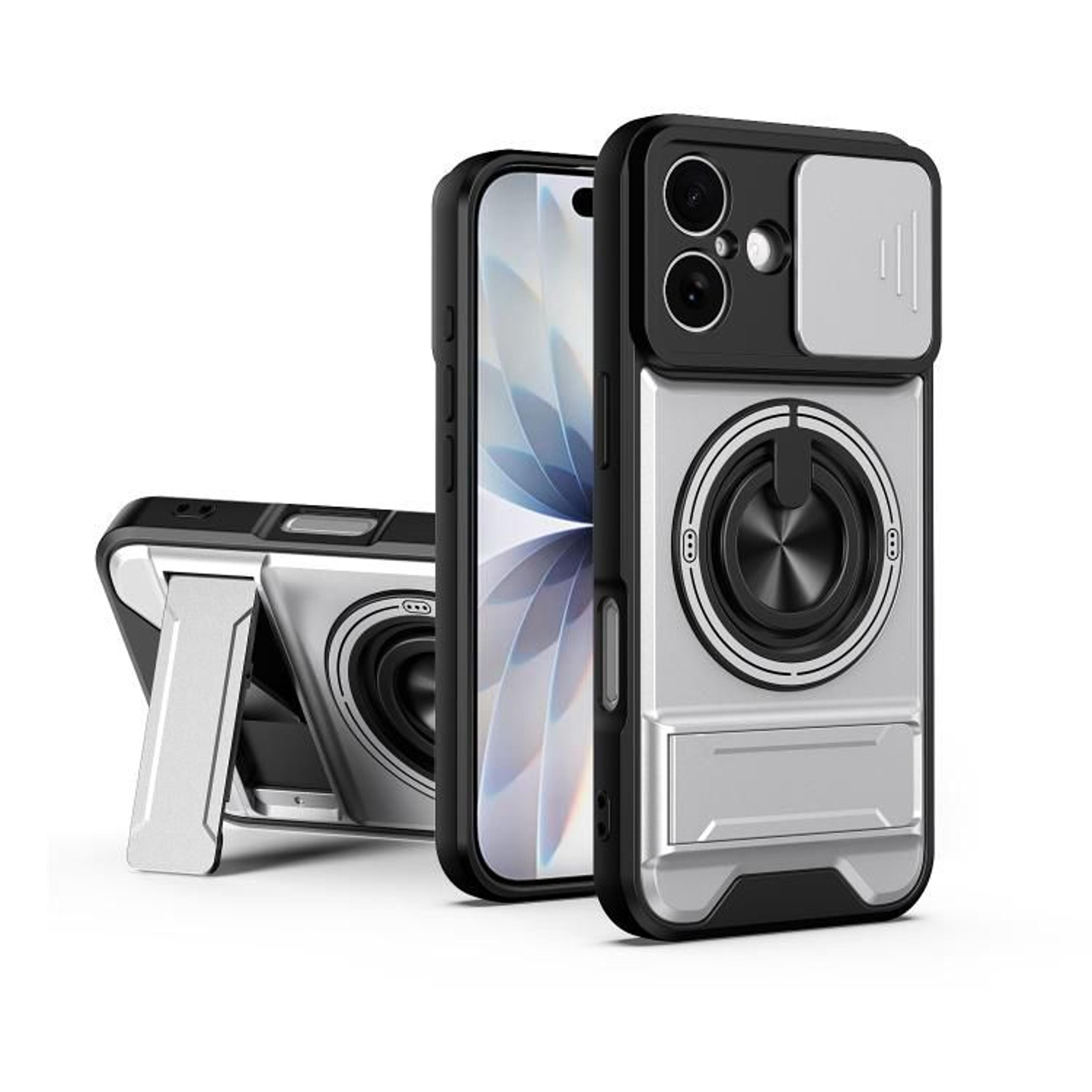 IPhone 17 Magnetic Shockproof Case With Sliding Camera Lens Cover  Kickstand 8