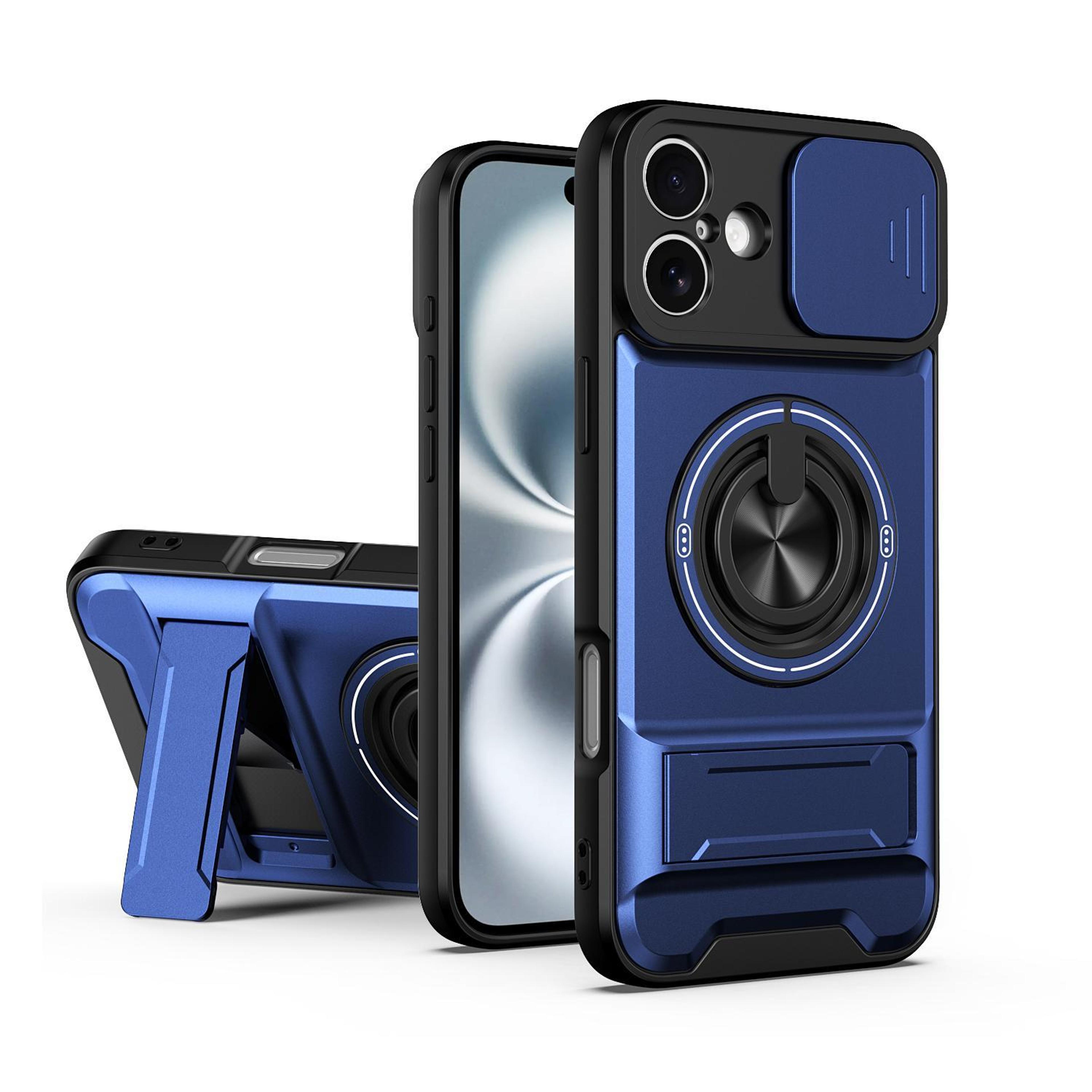 IPhone 16 Plus MagSafe Case With Sliding Camera Cover Shockproof Protective Stand 0