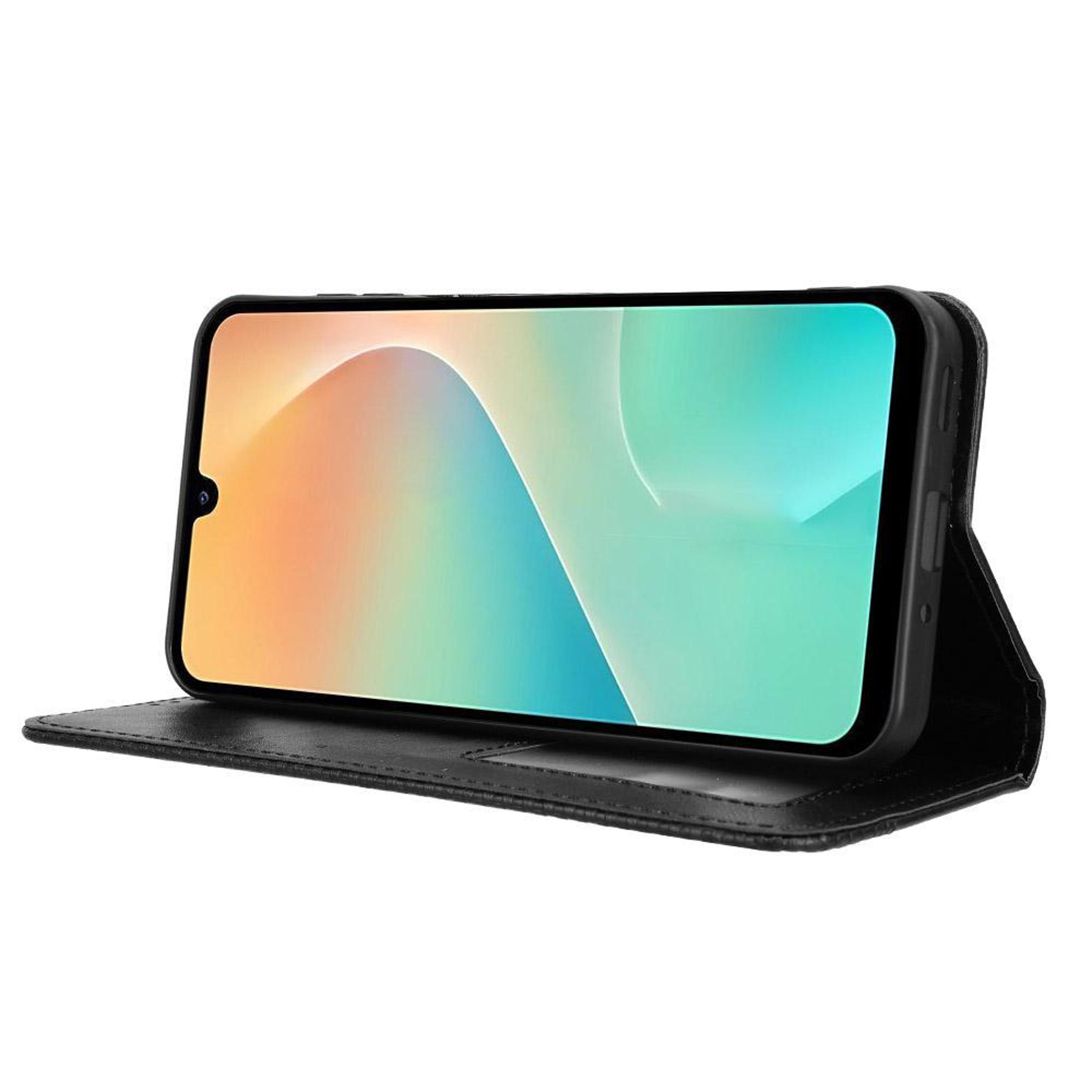Samsung Galaxy M36 5G Wallet Case With Magnetic Buckle Retro PU Leather Flip Cover  Card Holder 4