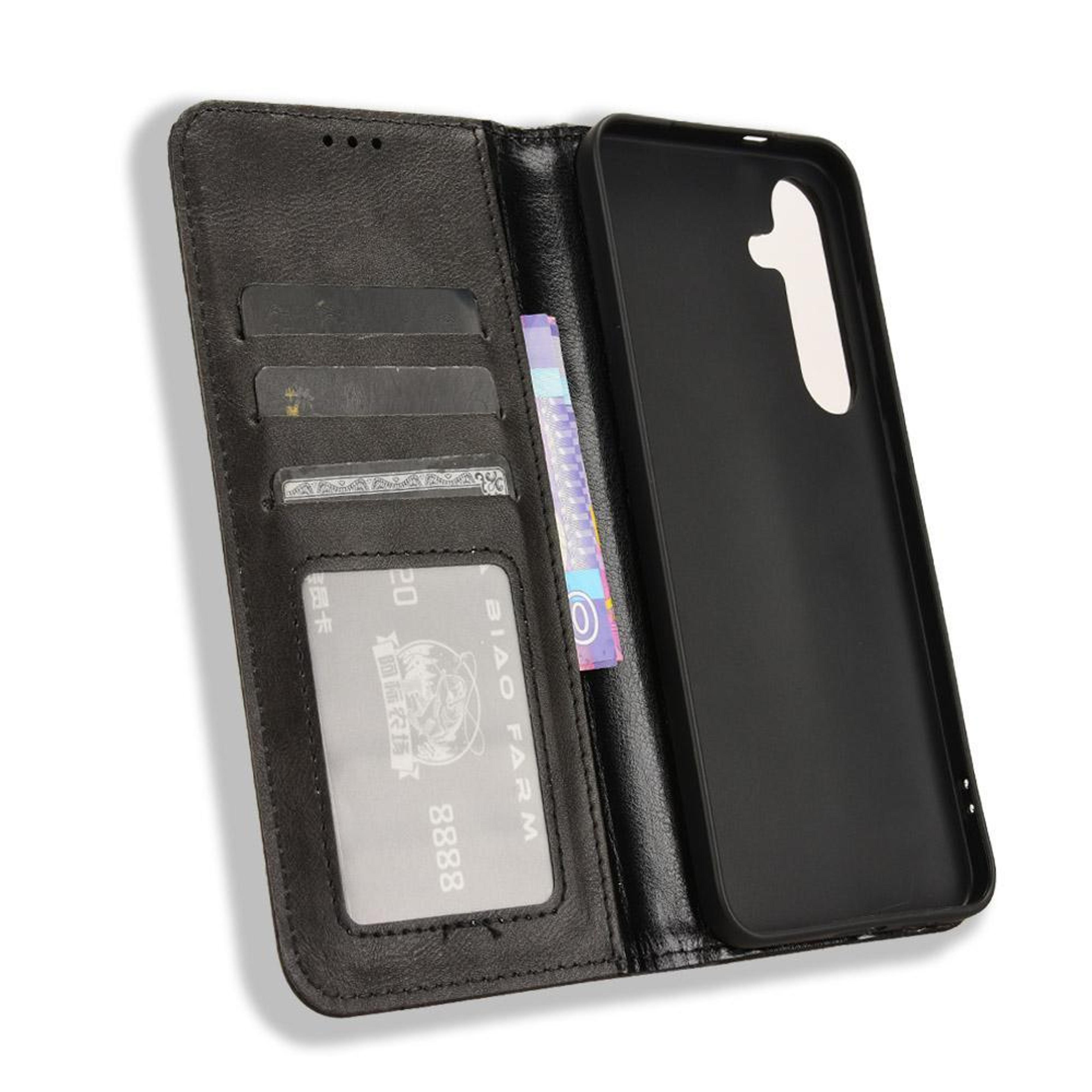 Samsung Galaxy S26 Plus Wallet Case With Magnetic Buckle Retro Leather Phone Case  Card Holder Stan 3