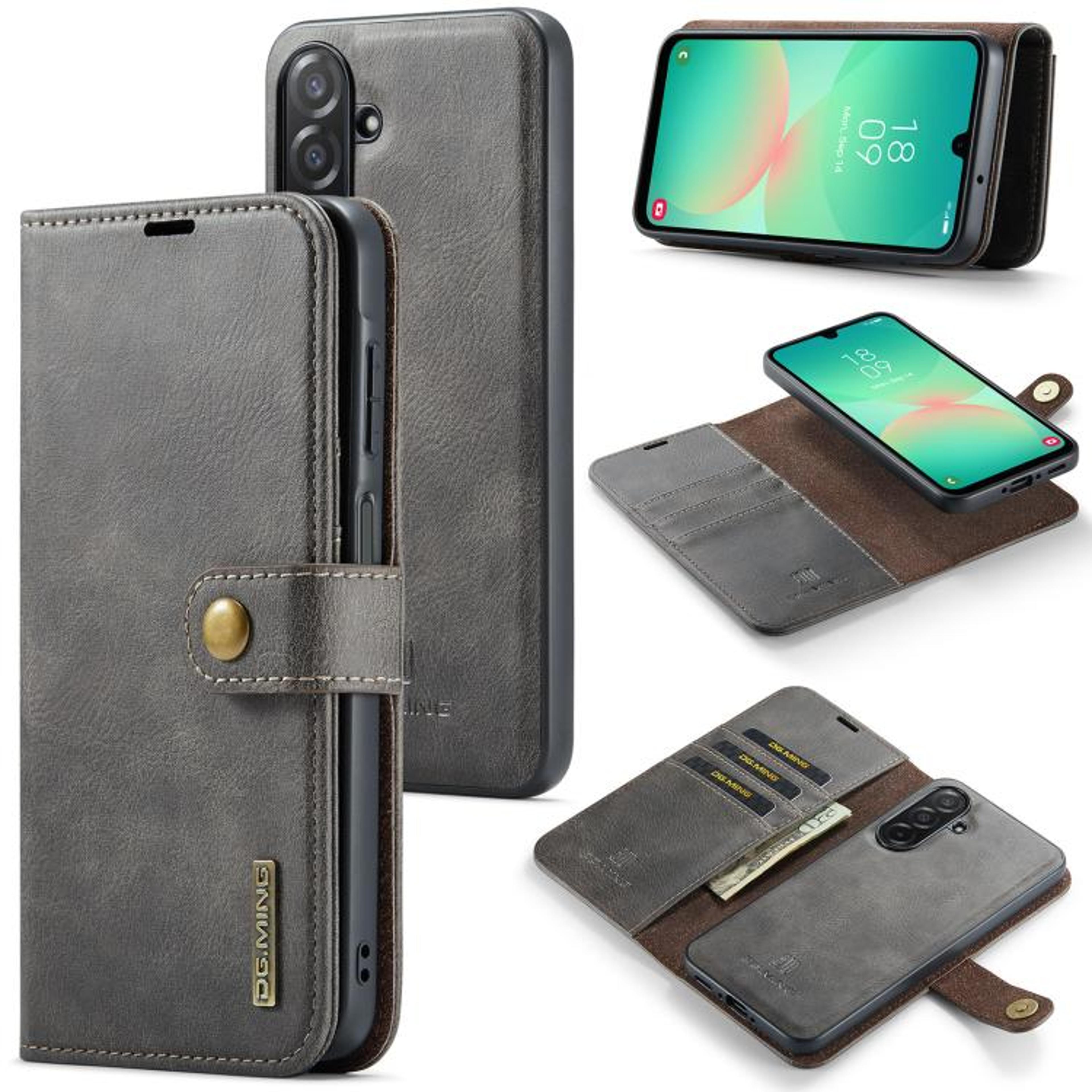 Samsung Galaxy A26 5G Leather Wallet Case With Detachable Magnetic Card Holder 8