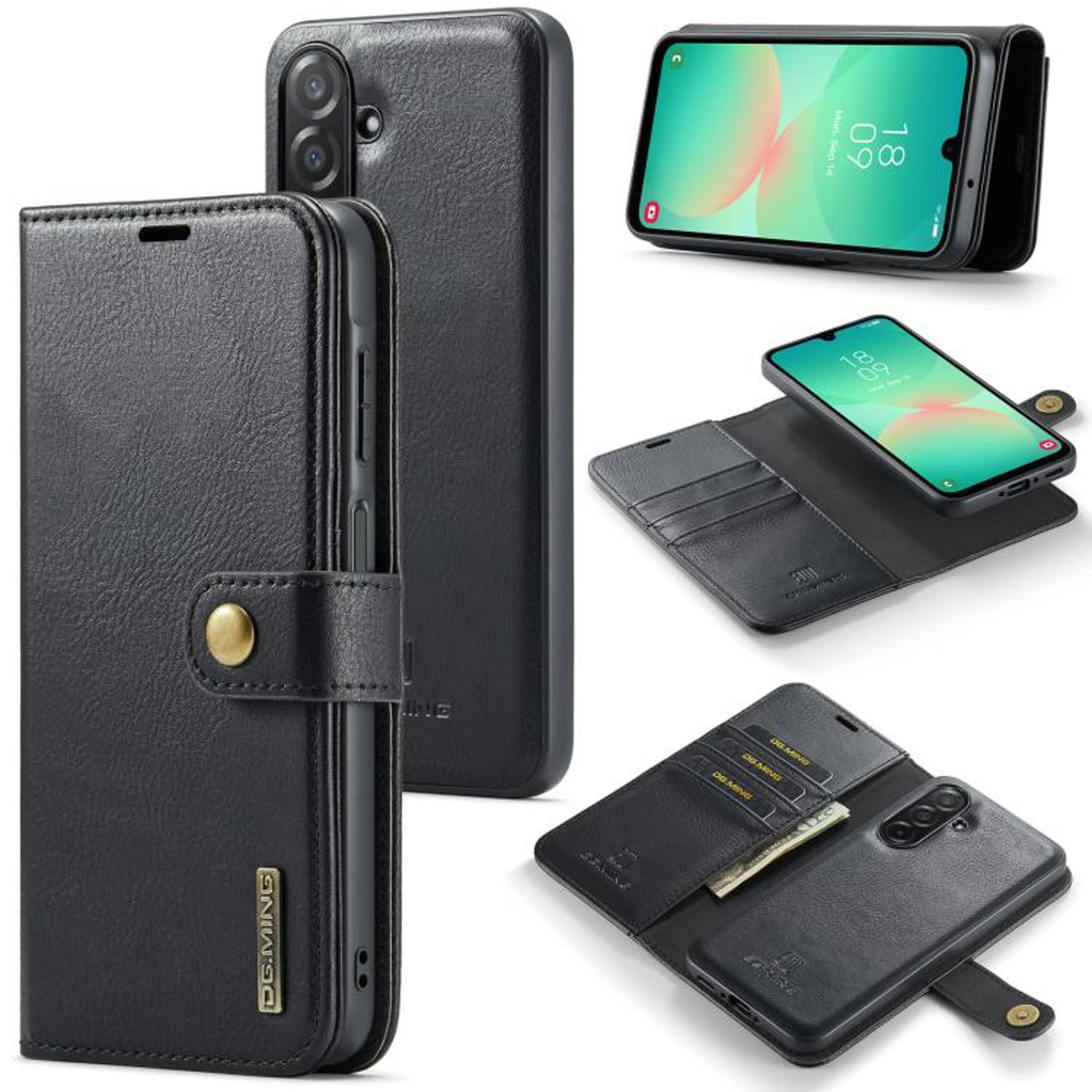 Samsung Galaxy A26 5G Leather Wallet Case With Detachable Magnetic Card Holder 10