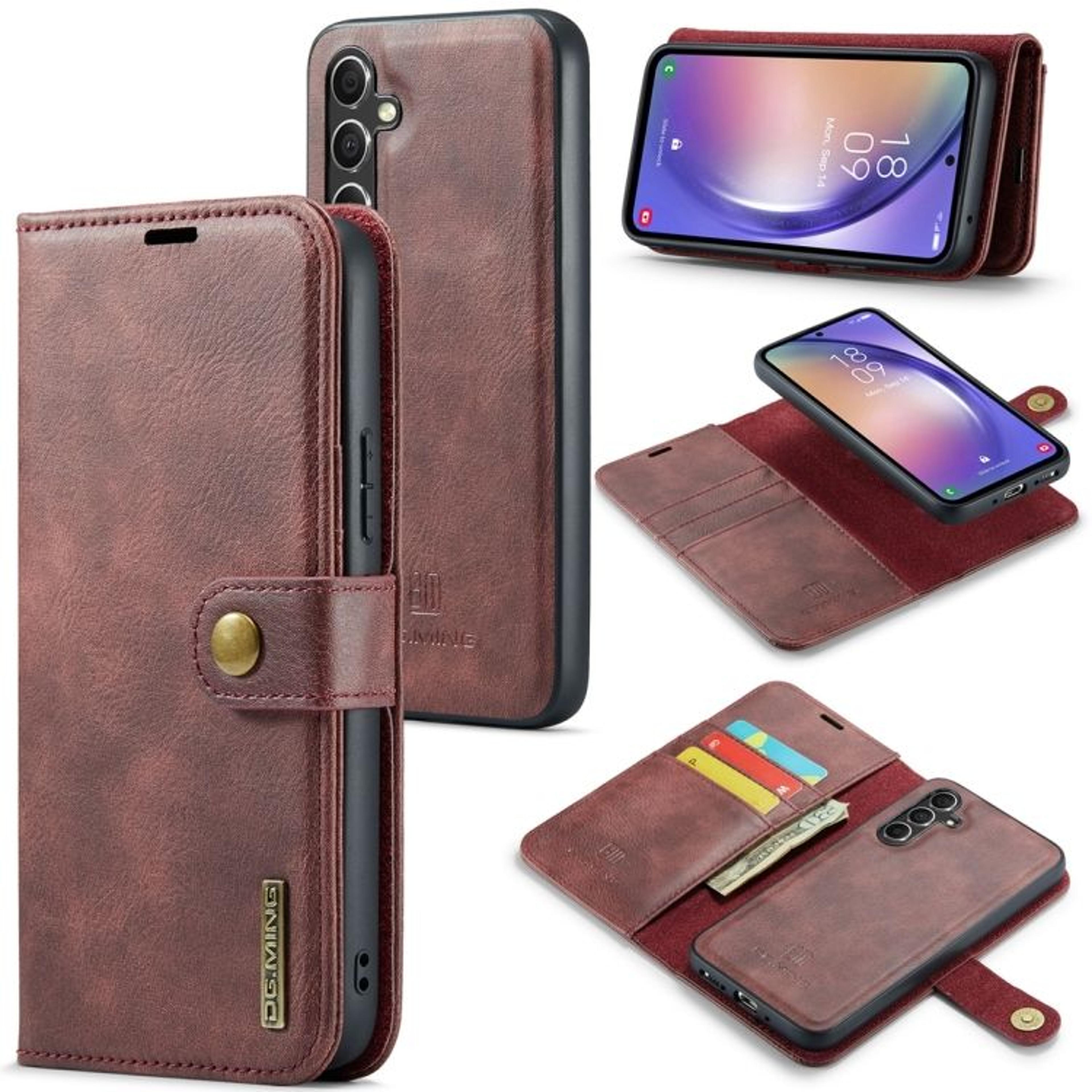 Samsung Galaxy A54 5G Case Detachable Magnetic Wallet Case With Leather Stand 7