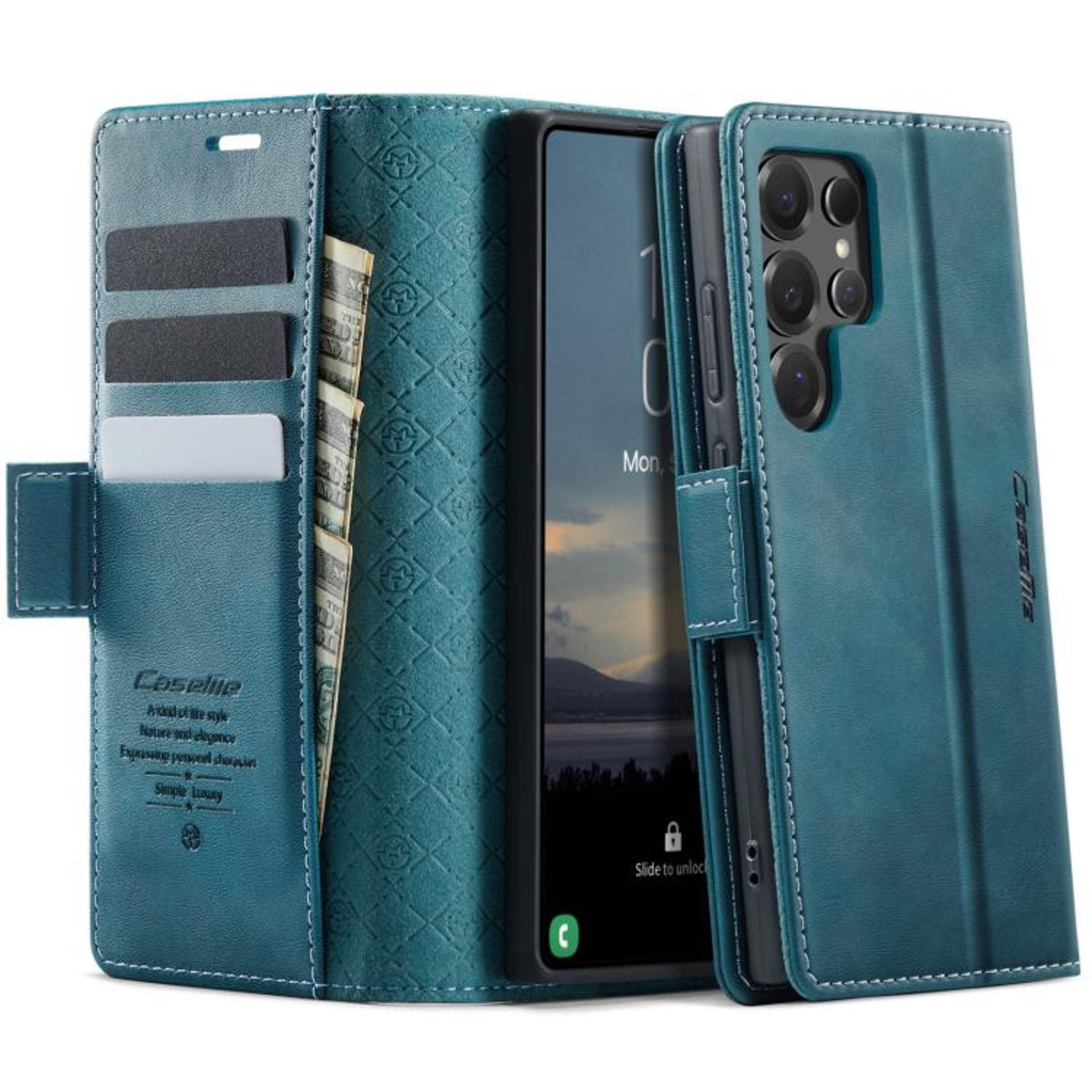 Samsung Series Case With RFID Blocking Card Holder And Kickstand 14