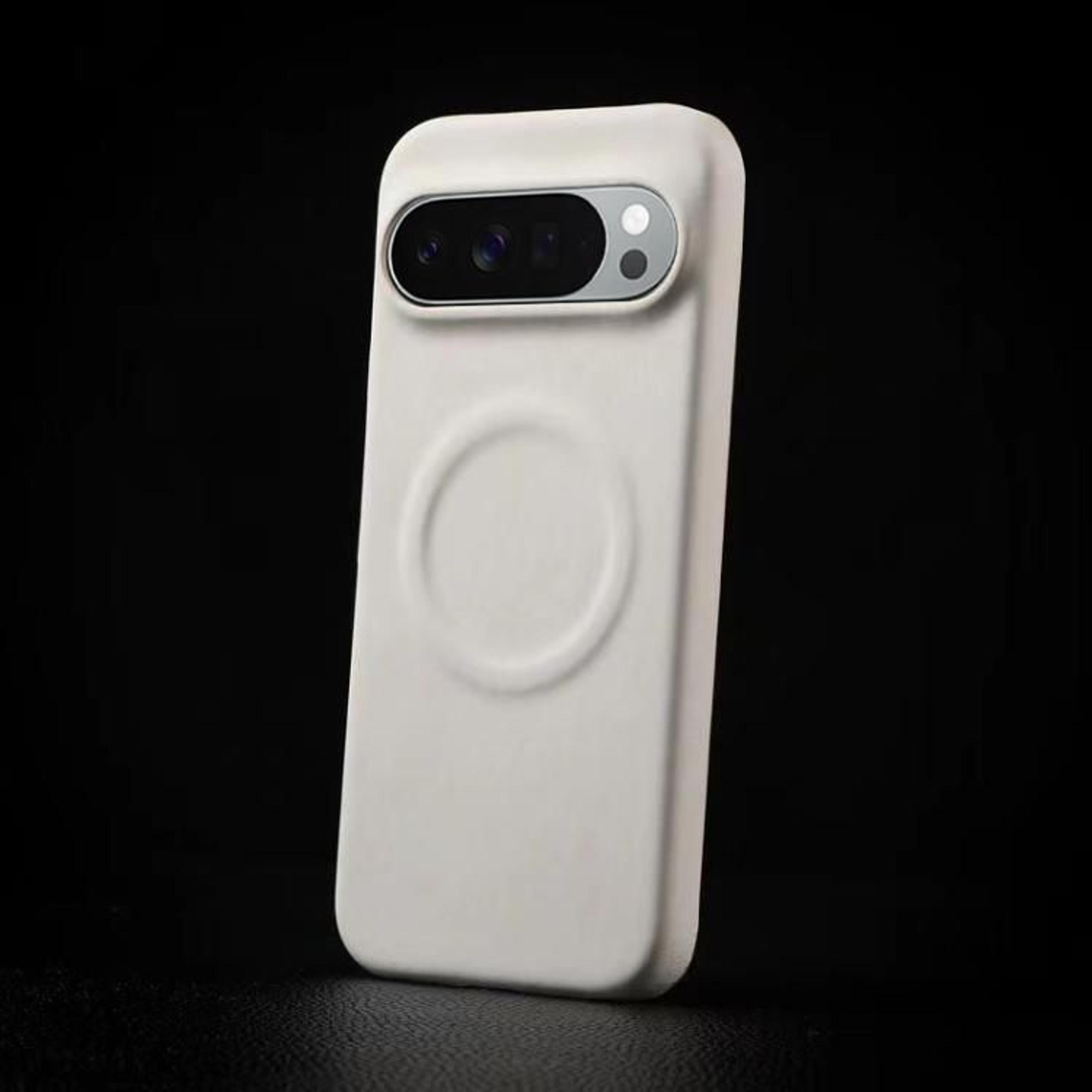 Google Pixel Series Case Premium Leather Feel Magnetic Protective Cover 6