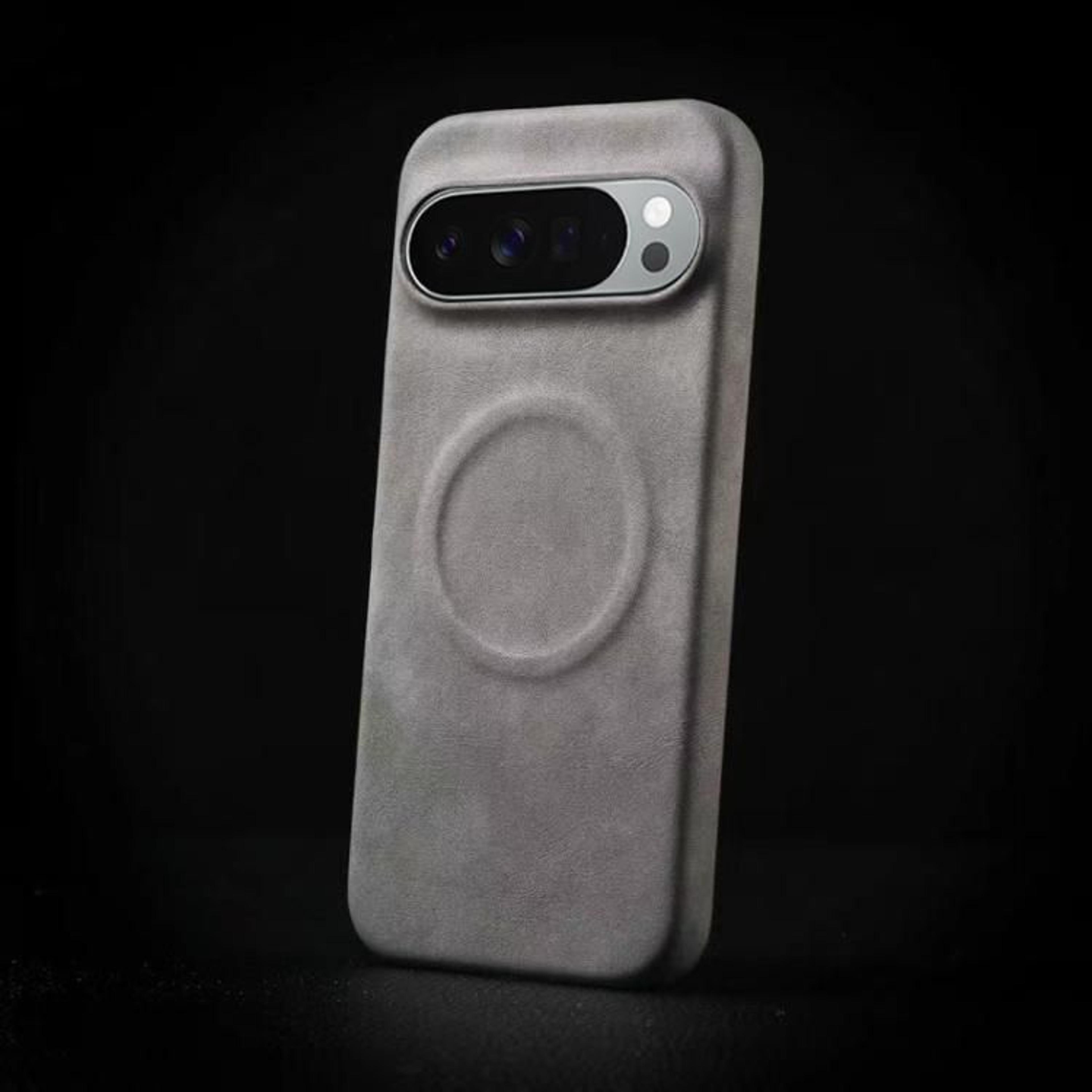 Google Pixel Series Case Premium Leather Feel Magnetic Protective Cover 9