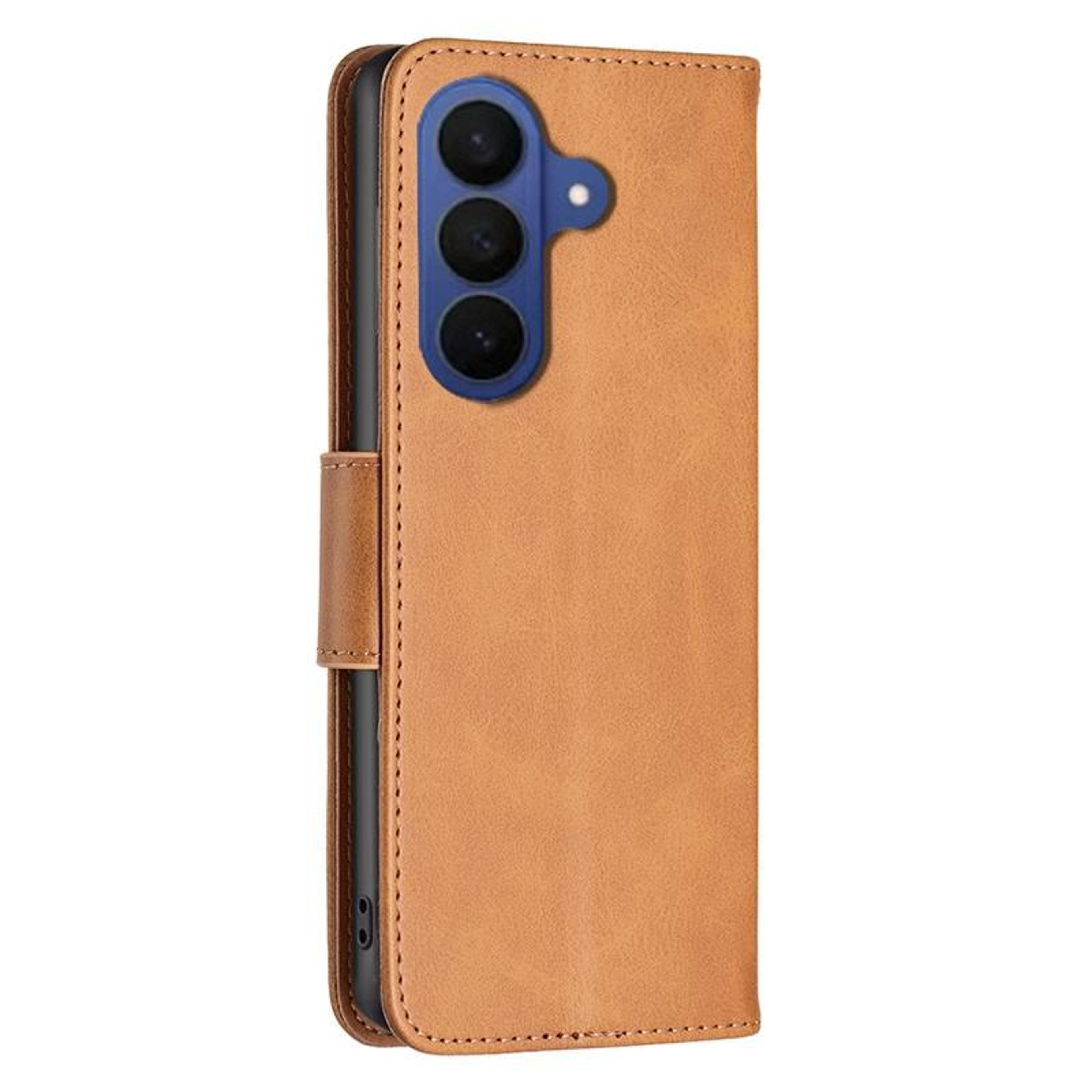Samsung Galaxy Series Case Lambskin Texture Flip Leather Case With Card Slots And Stand 2