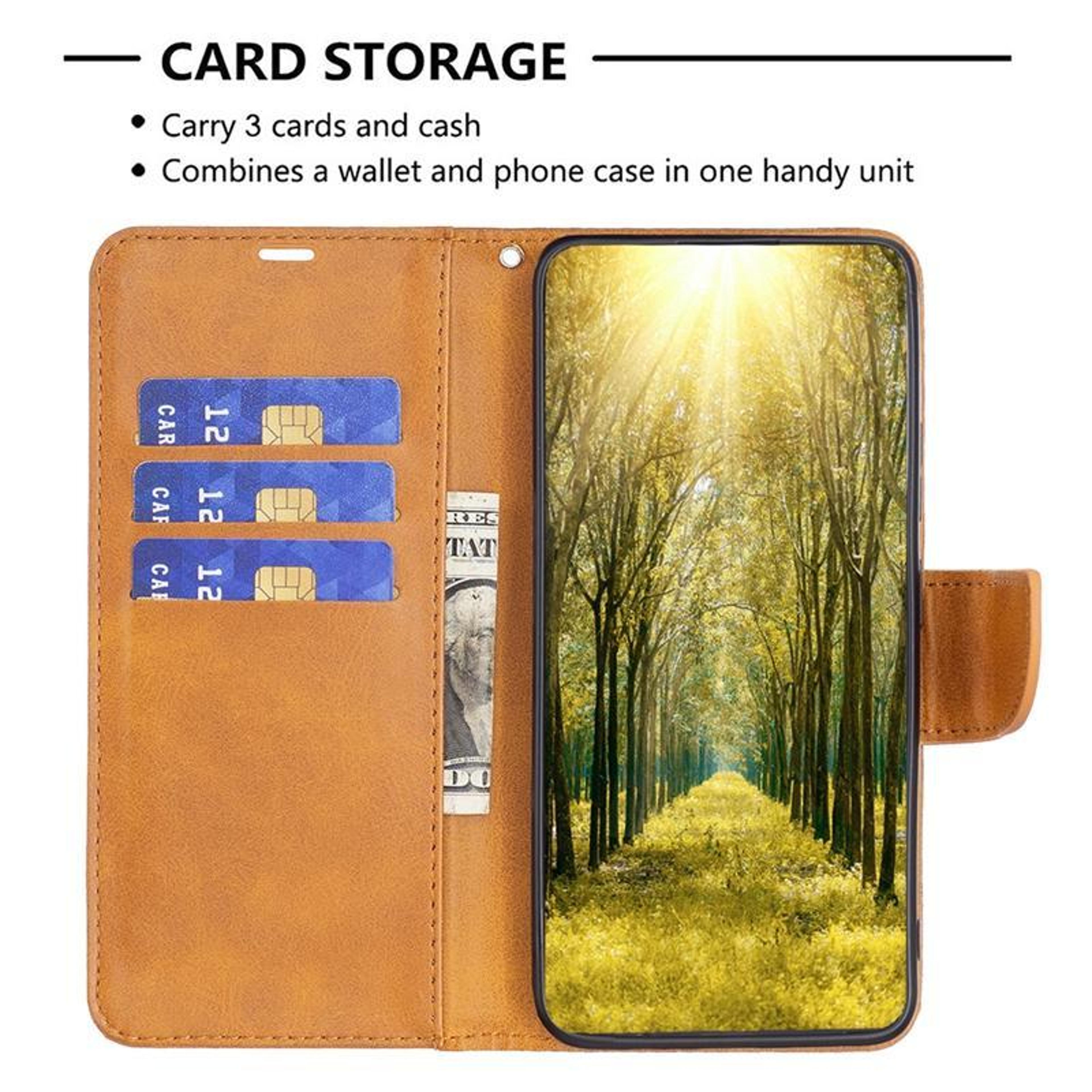 Samsung Galaxy Series Case Lambskin Texture Flip Leather Case With Card Slots And Stand 3