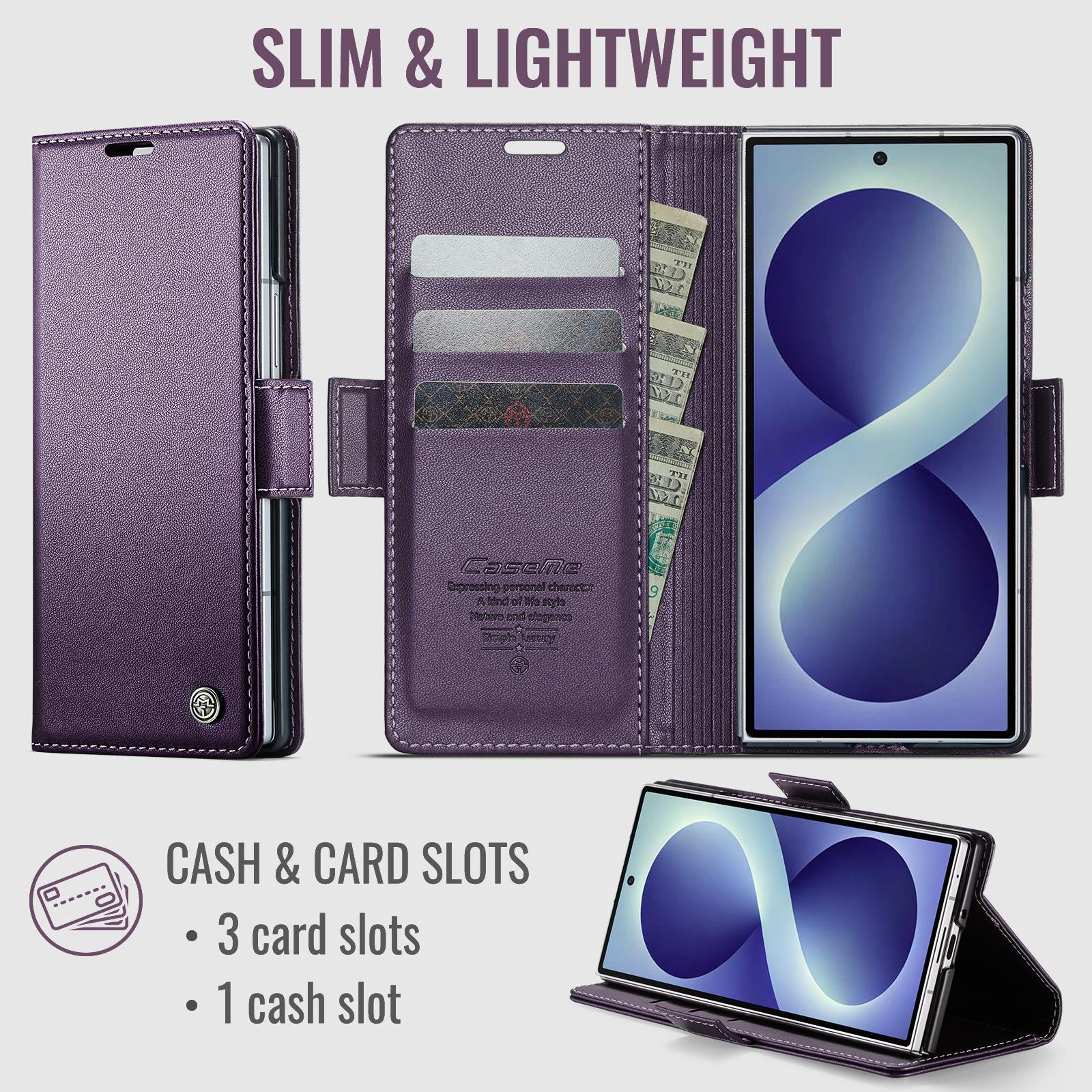 Galaxy Z Fold8 Ultra Case RFID Leather Wallet Case With Card Holder And Stand 1