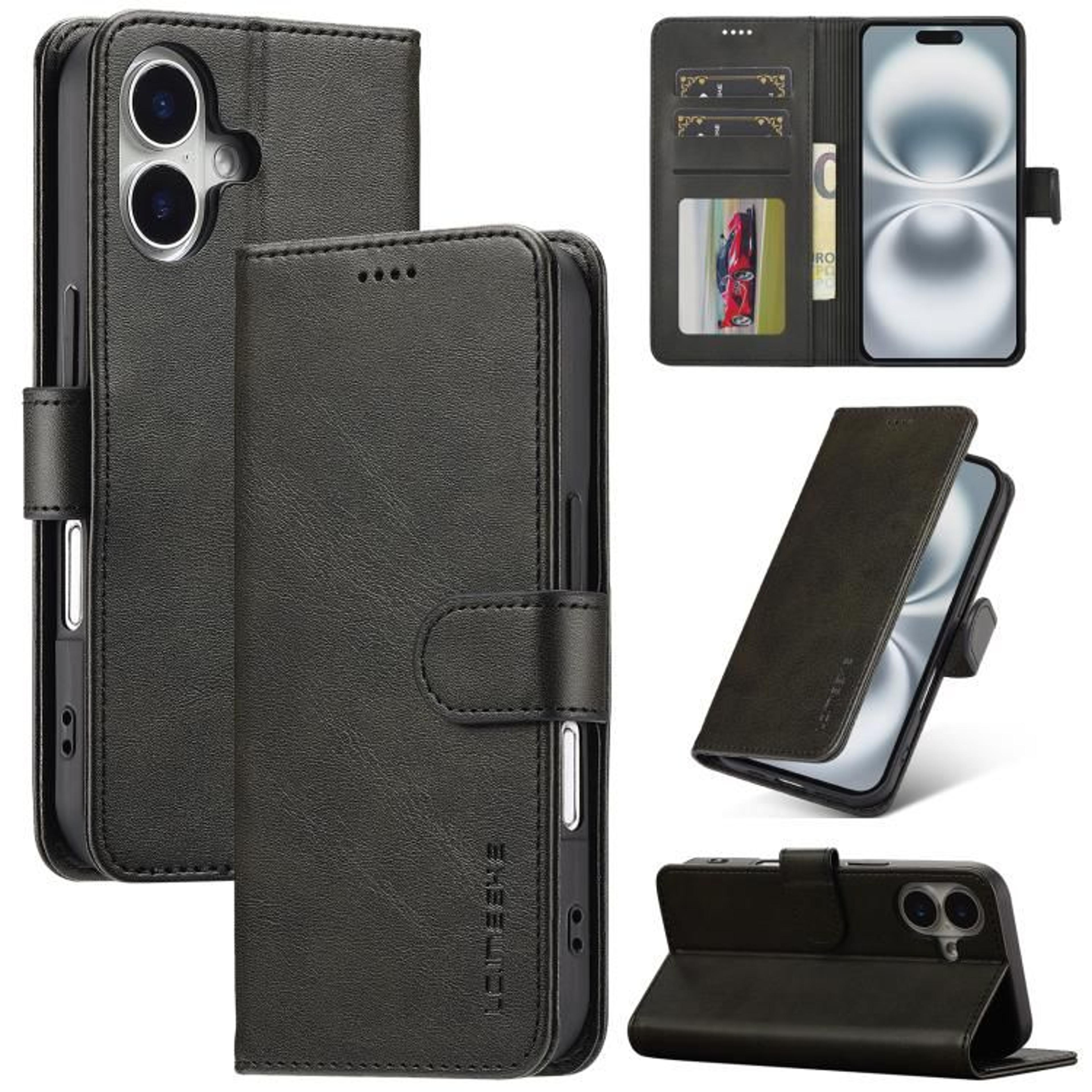 IPhone 17 Wallet Case With Card Holder And Horizontal Stand 9