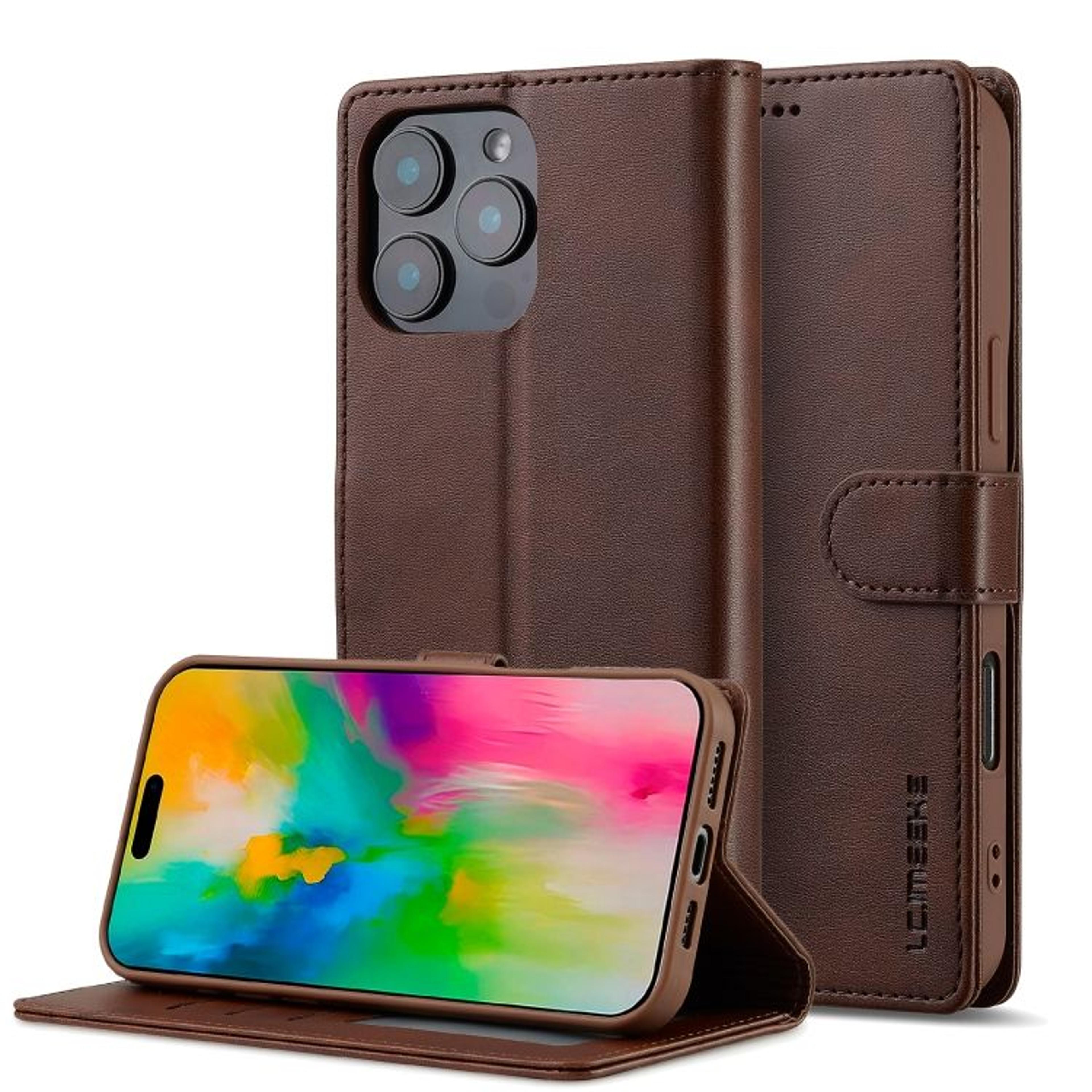IPhone 16 Pro Max Wallet Case With Card Holder And Kickstand 7