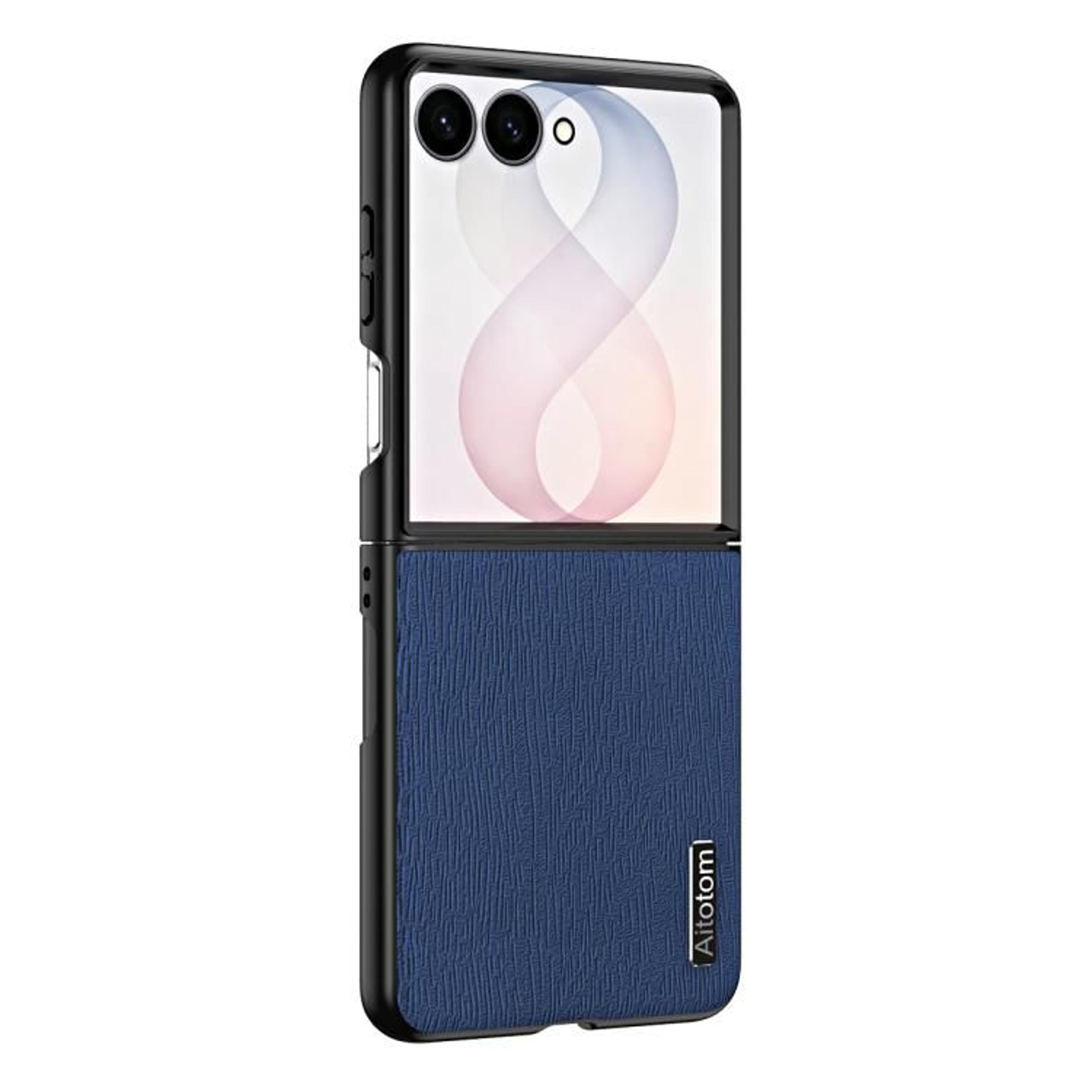 Galaxy Z Flip8 5G Tree Bark Leather Shockproof Protective Case 7
