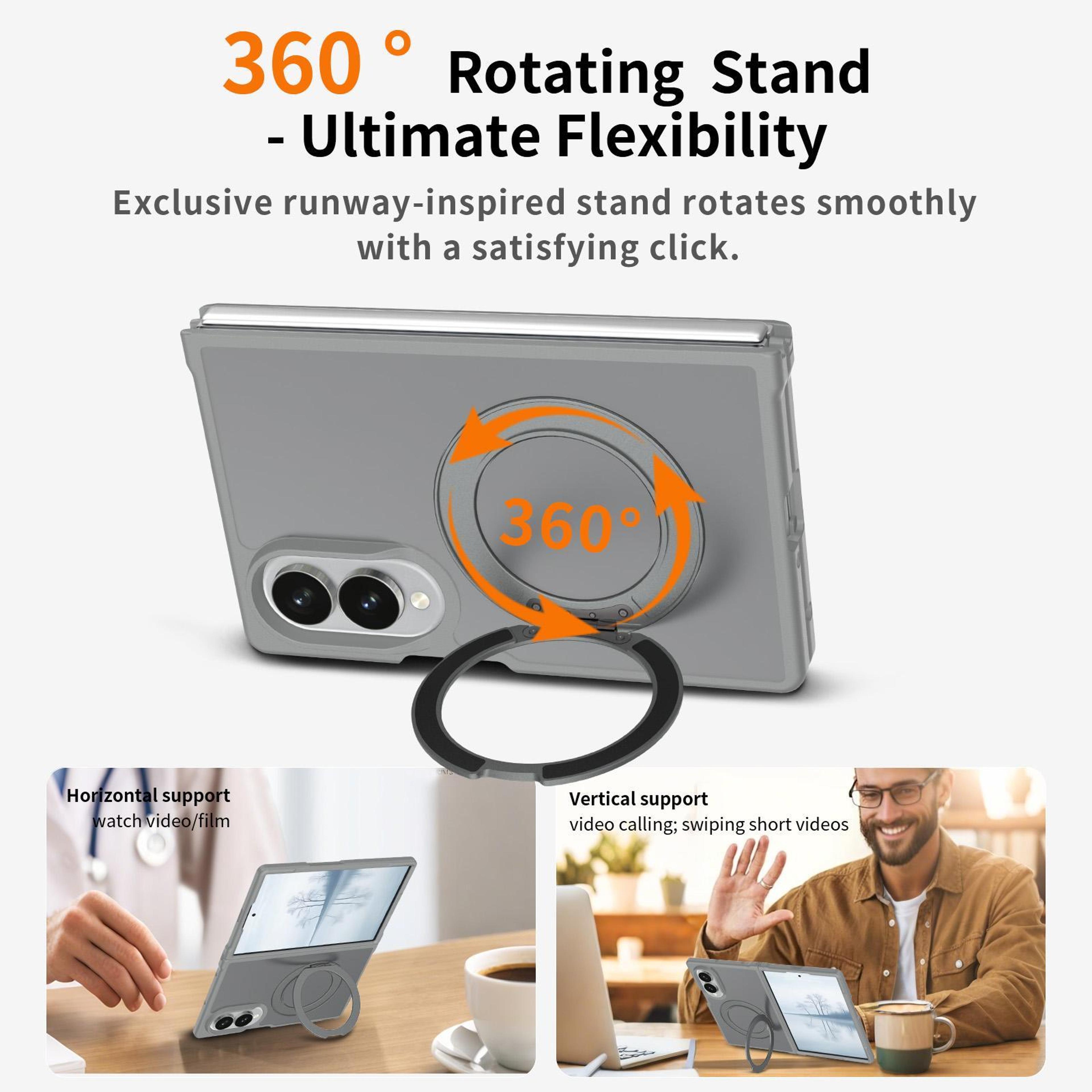 Galaxy Z Fold8 5G Magnetic Case With 360 Rotating Stand 3