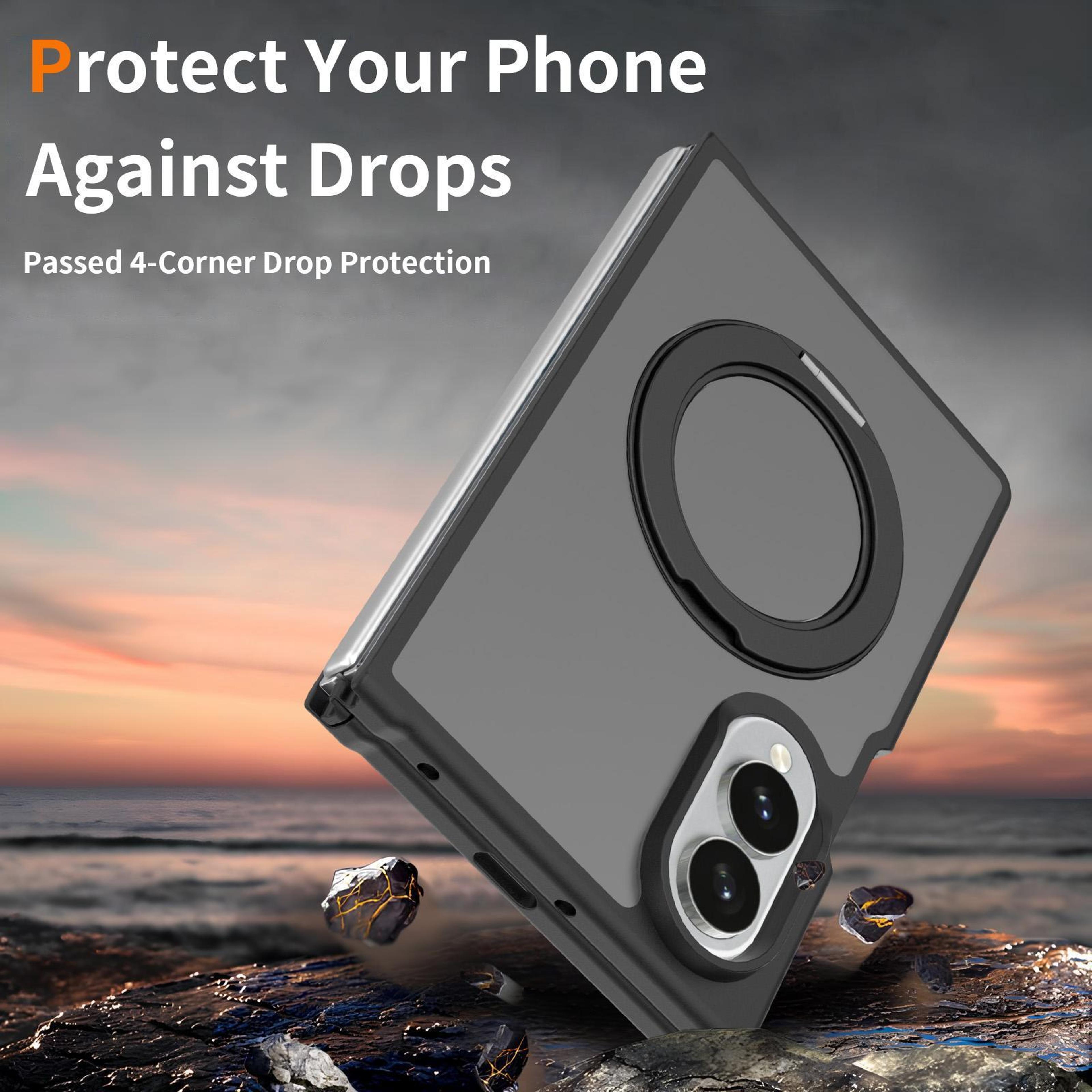 Galaxy Z Fold8 Ultra Magnetic Case With 360 Rotating Stand 1