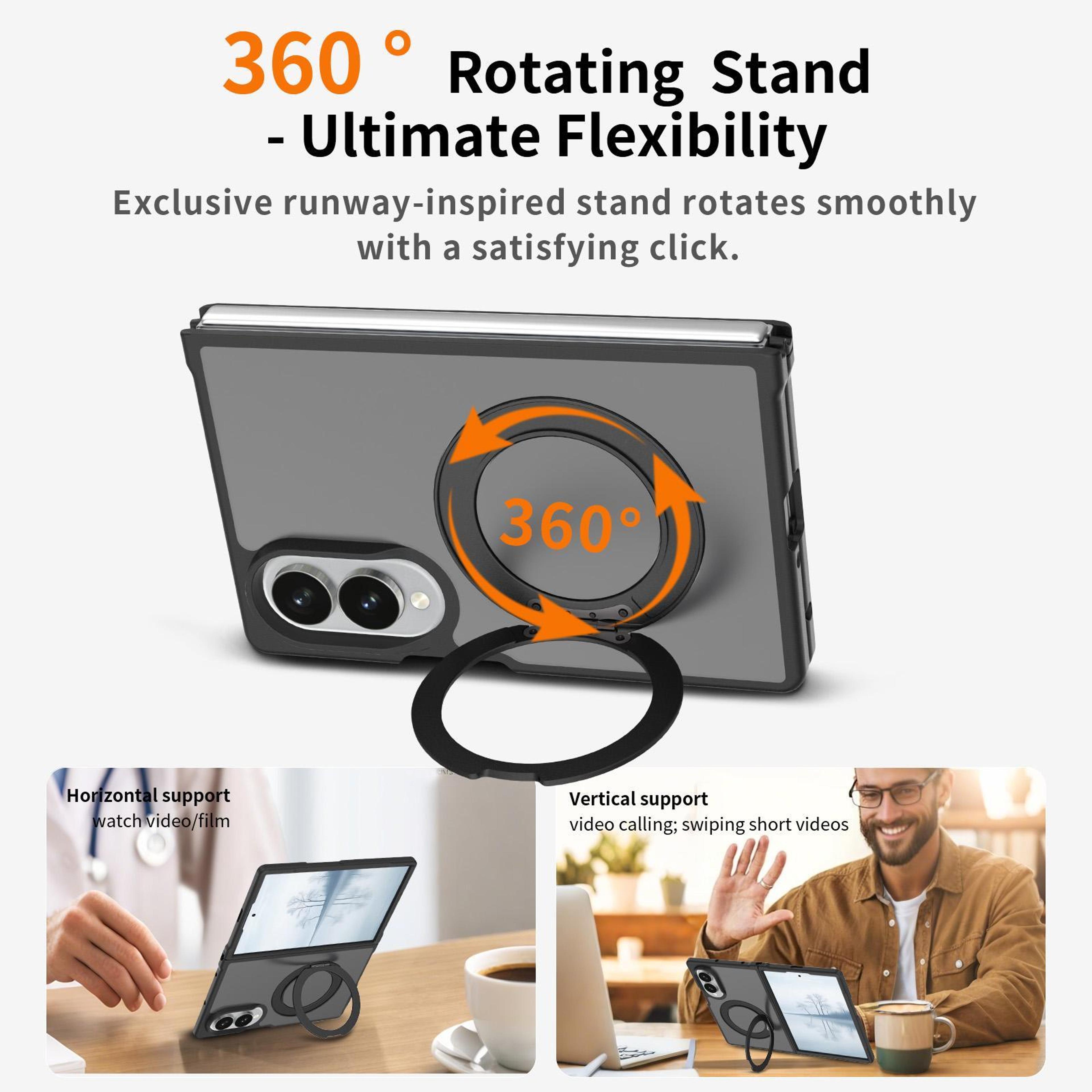 Galaxy Z Fold8 Ultra Magnetic Case With 360 Rotating Stand 3