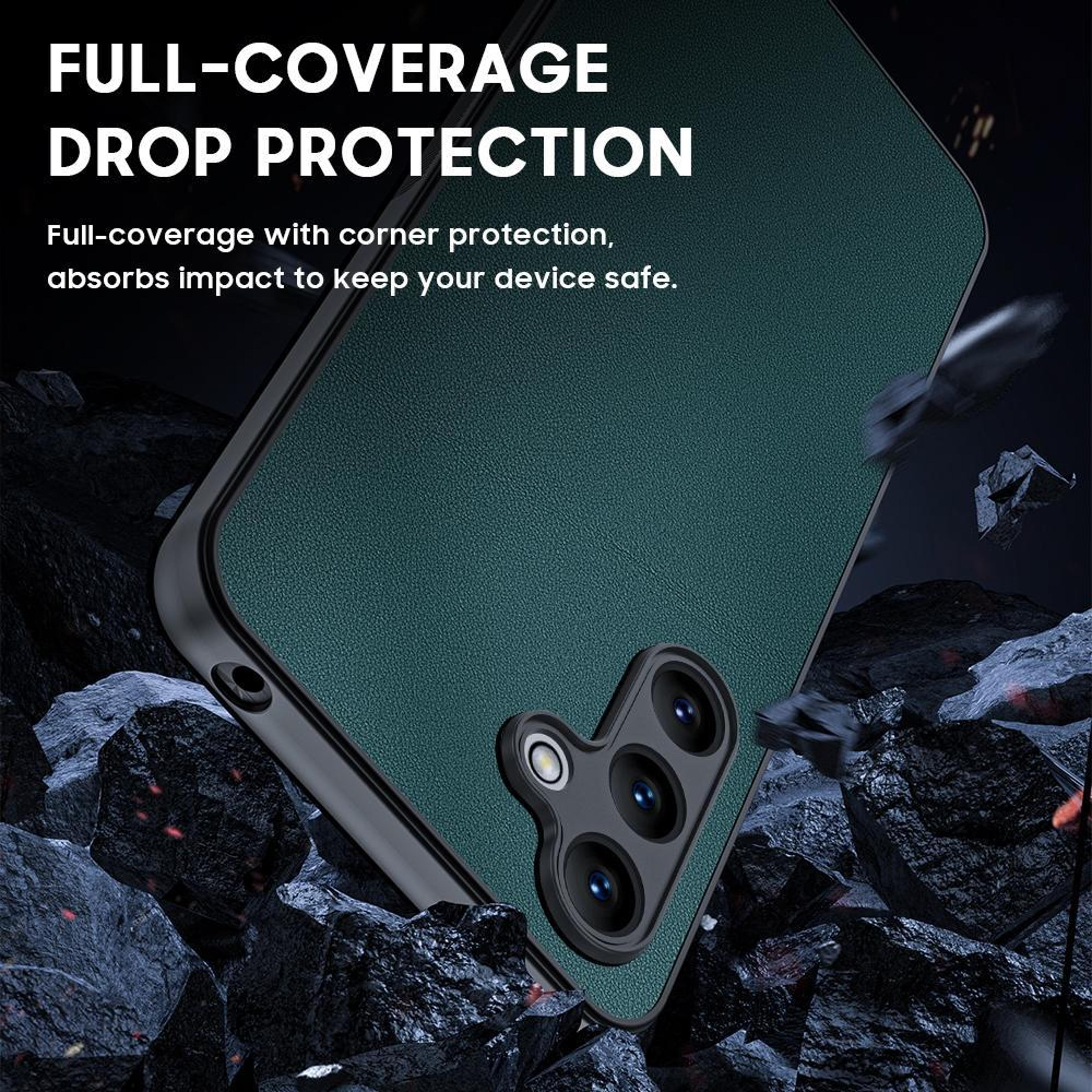 Samsung Galaxy A55 5G Ultra Thin Leather Case Slim Anti Scratch Protective Cover 2