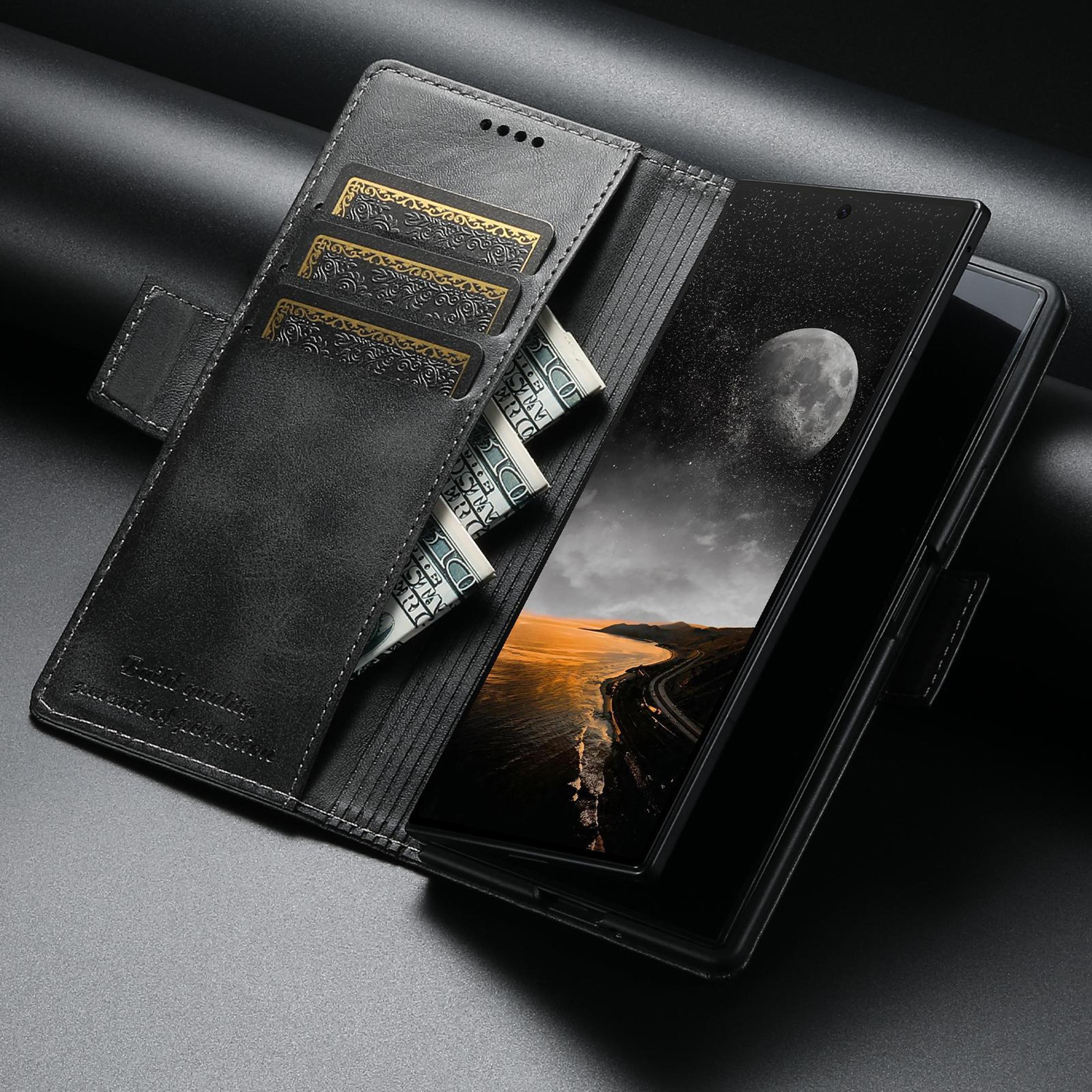 Galaxy Z Fold8 Ultra 5G Leather Wallet Case With Card Slots And Kickstand 3