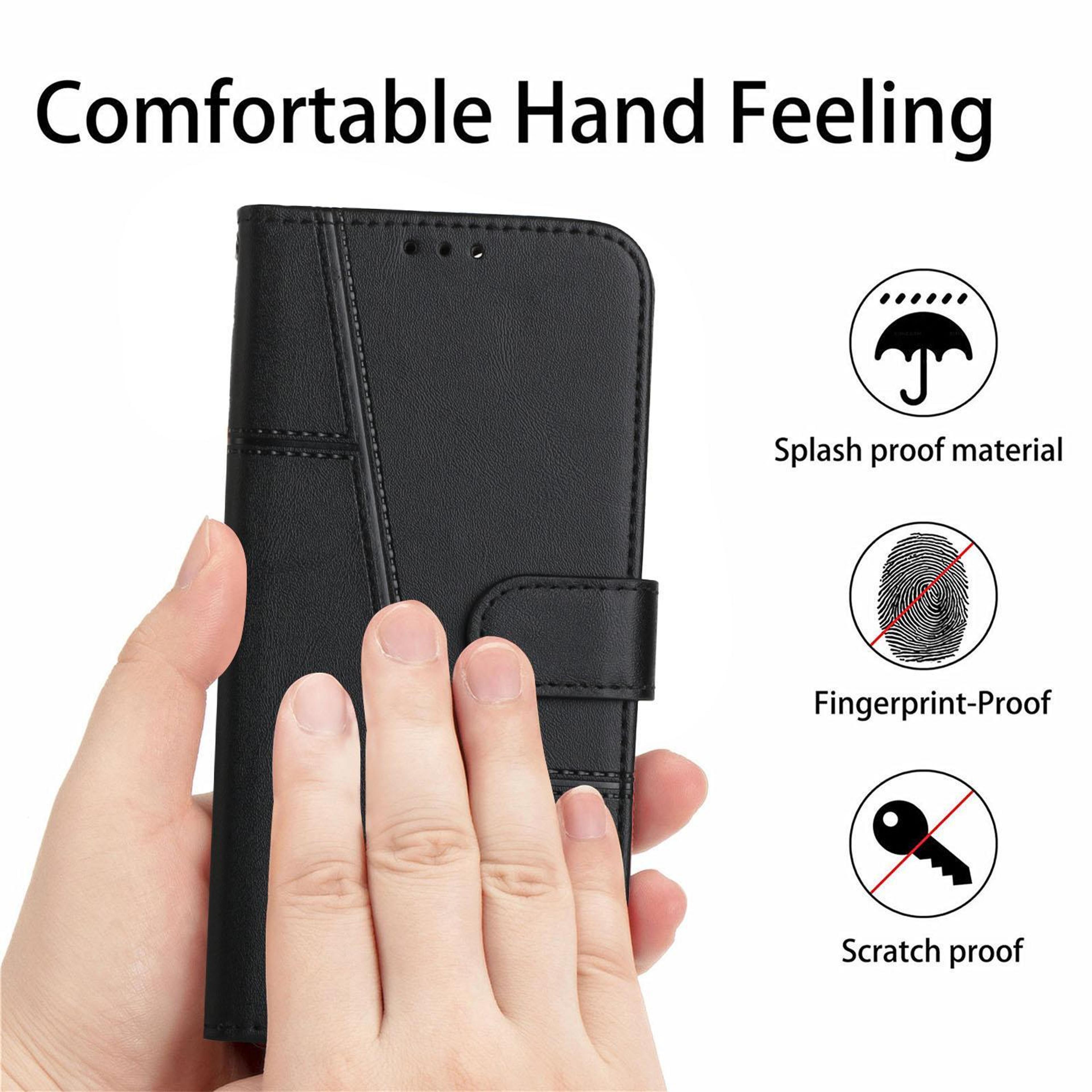 Samsung Galaxy S26 Plus Leather Wallet Case With Card Holder Kickstand And Buckle 4