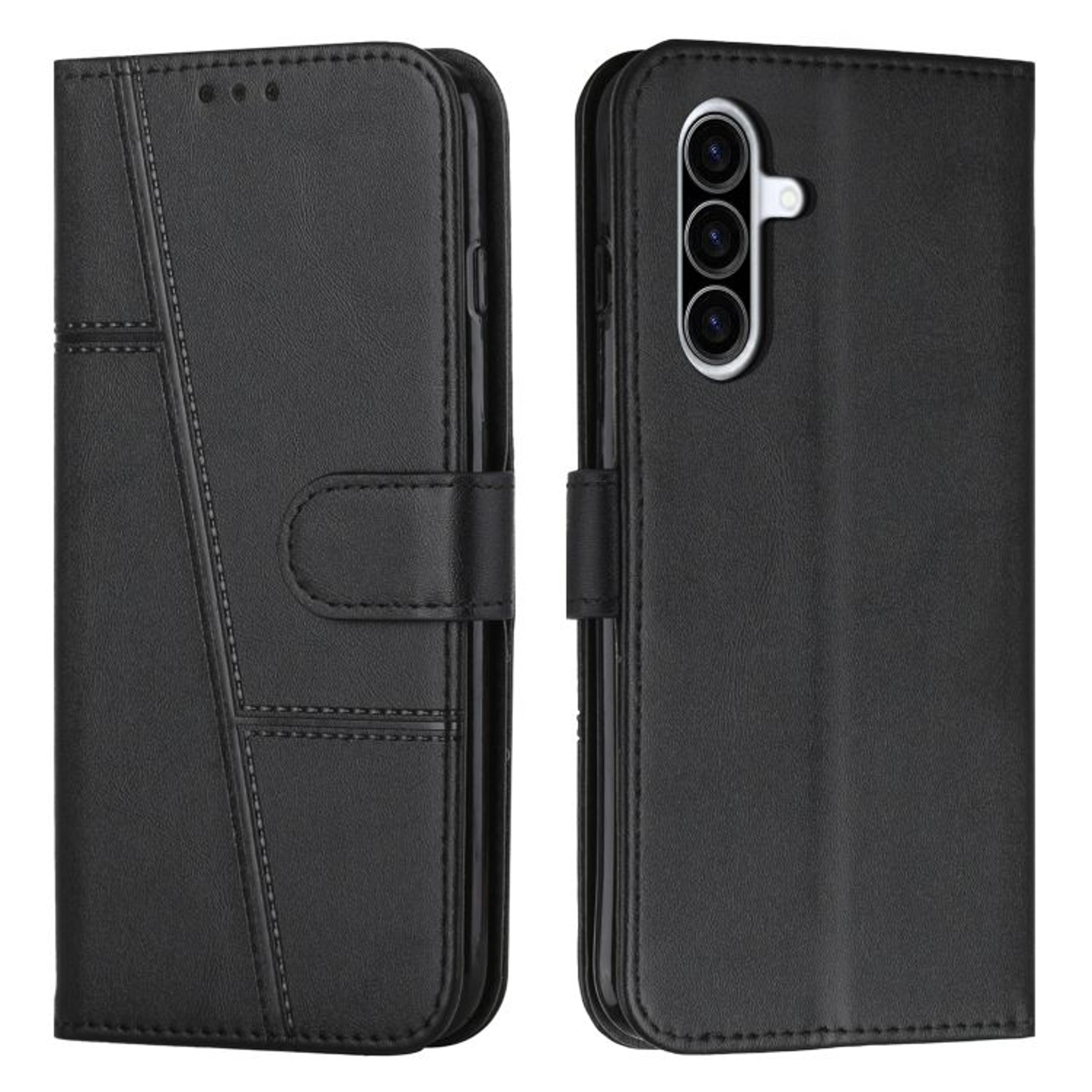 Samsung Galaxy A36 5G Leather Wallet Case With Card Holder Kickstand And Buckle 7