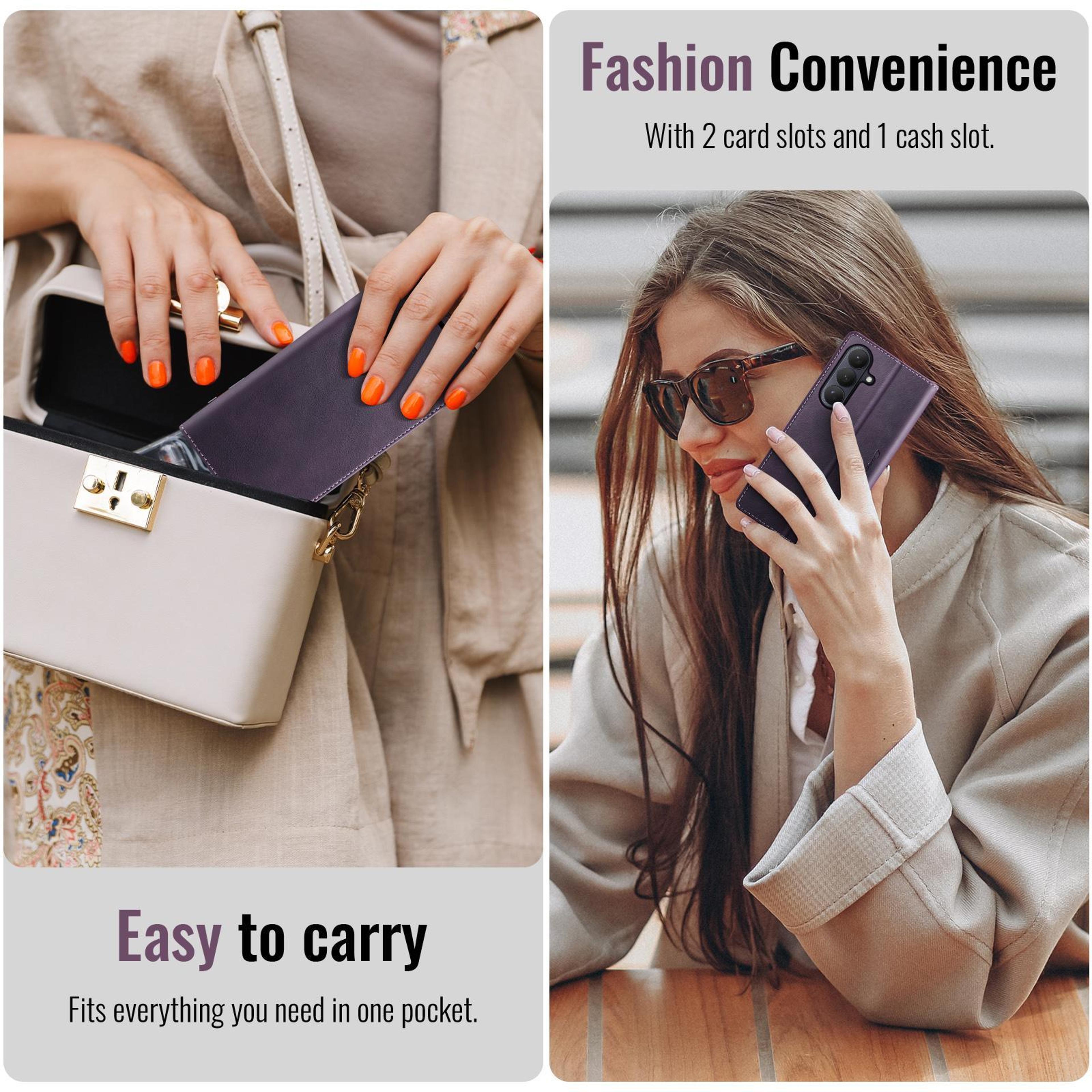 Galaxy S26 Plus Wallet Case With RFID Blocking Card Holder And Kickstand 9