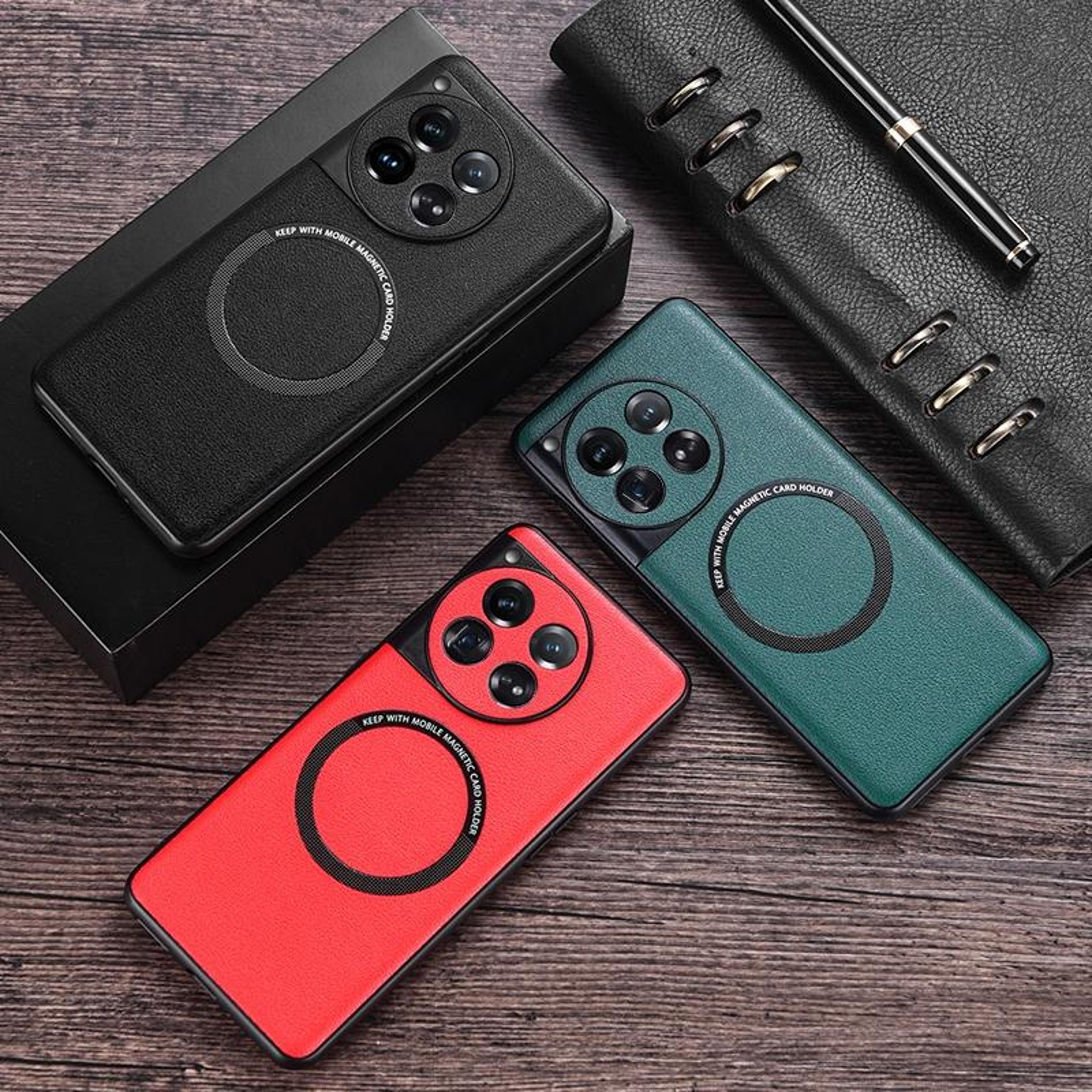 OnePlus 12 MagSafe Magnetic Case With PU Leather Shockproof Protection 1