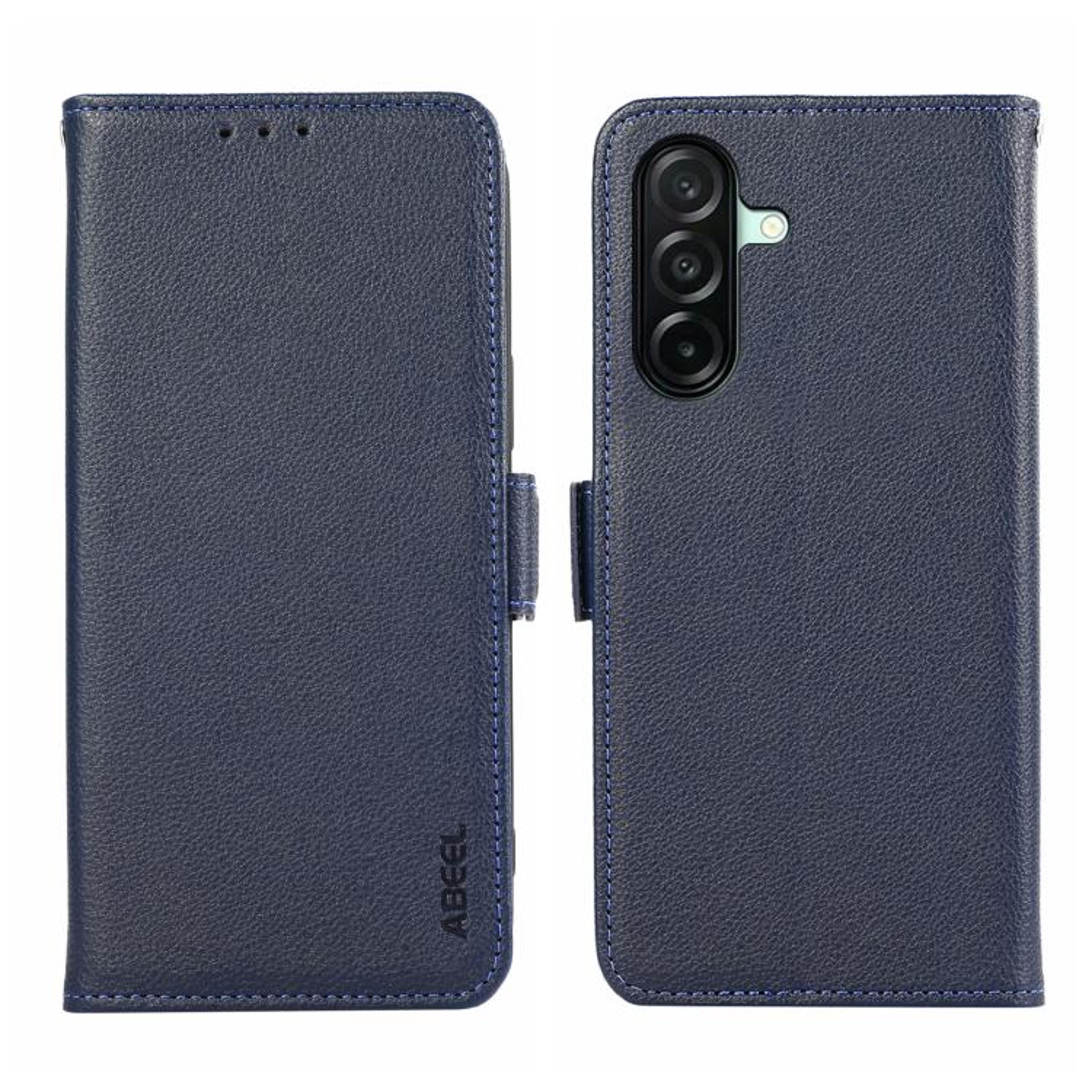 Samsung Galaxy A27 5G RFID Blocking Leather Wallet Case With Magnetic Closure And Stand 11
