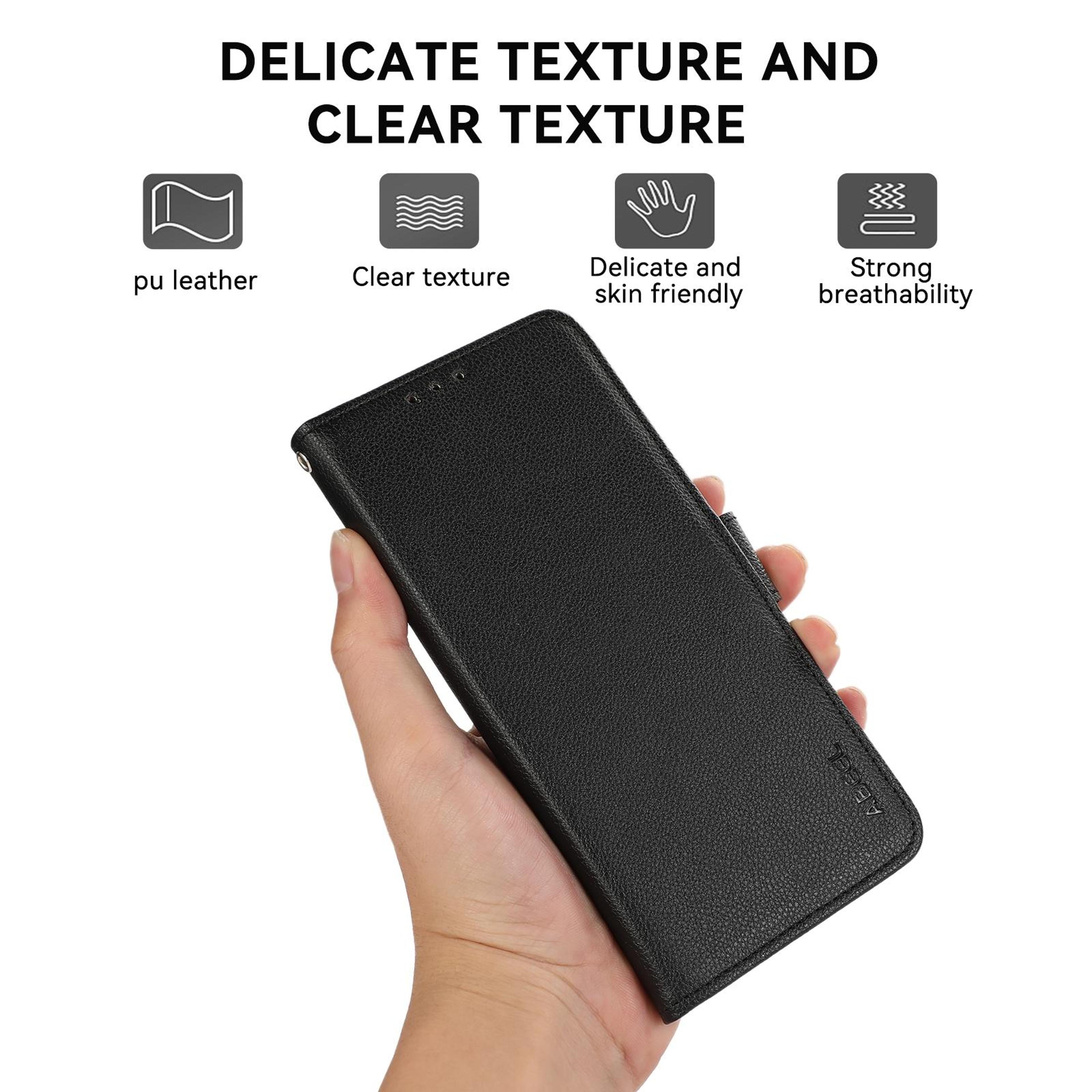 Samsung Galaxy S24 Wallet Case With RFID Blocking Card Holder And Kickstand 5