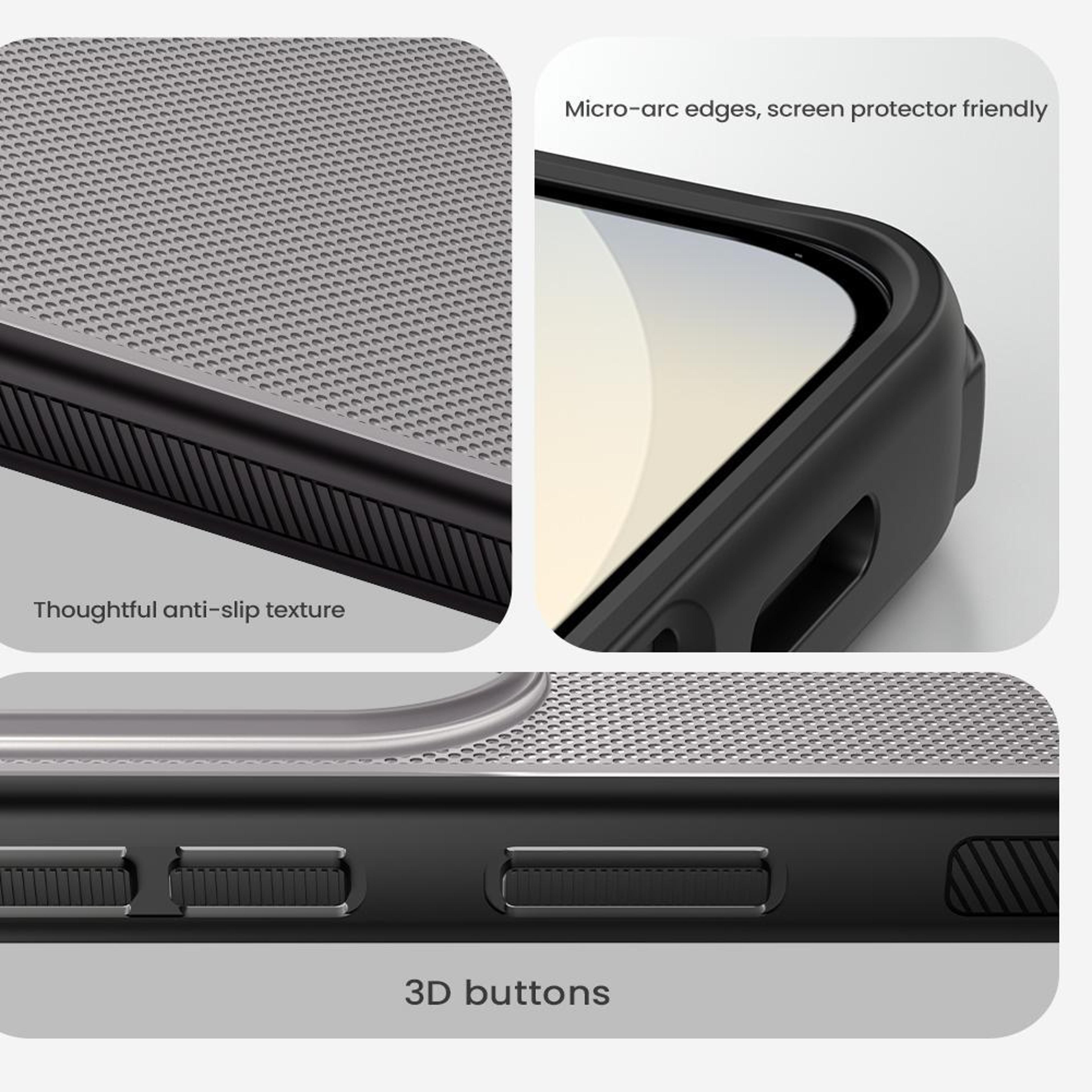 Super Frosted Shield Pro Samsung Galaxy S26 Plus Case With Shockproof PC TPU Protection 3