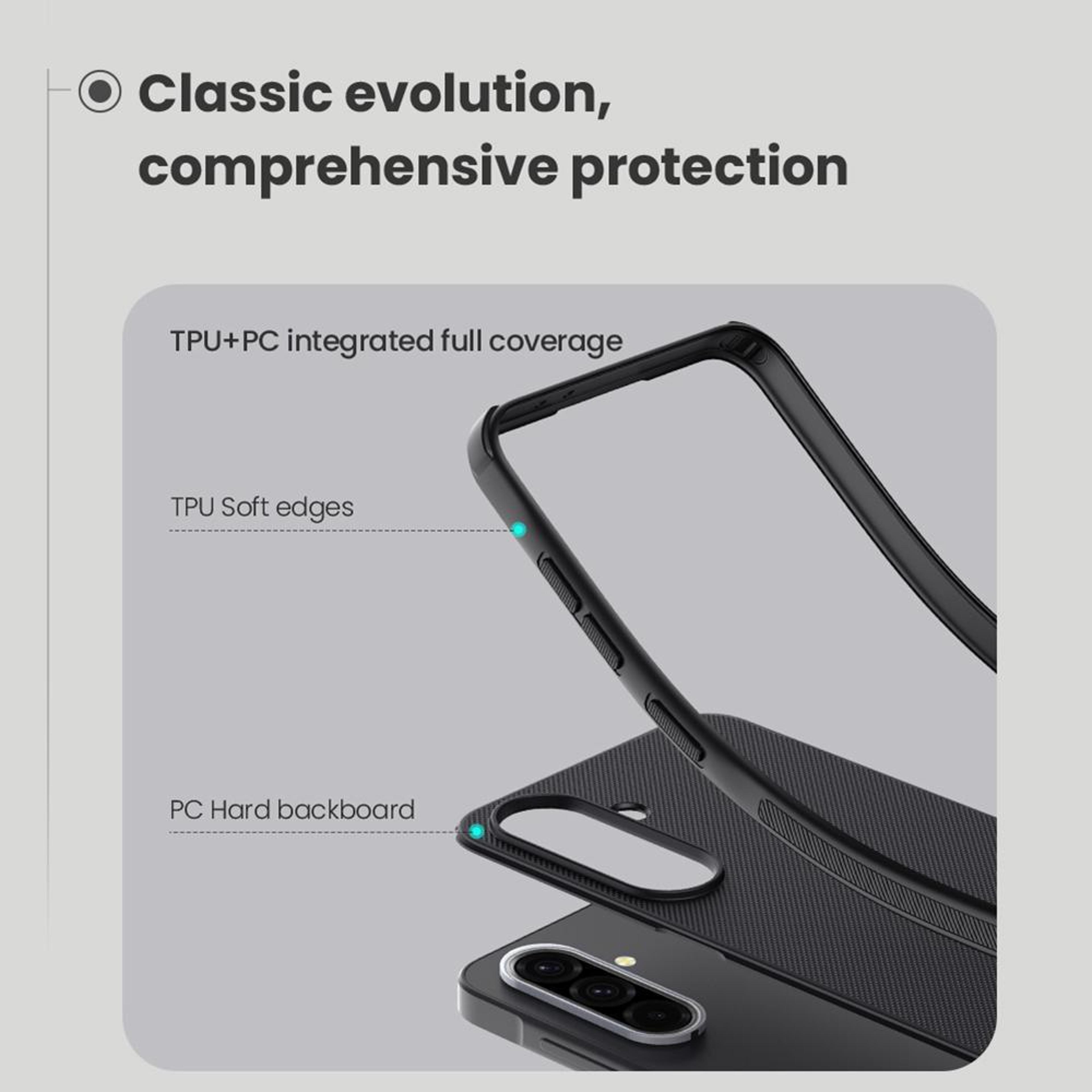 Super Frosted Samsung Galaxy A36 5G Case With PC TPU Shock Protection 8