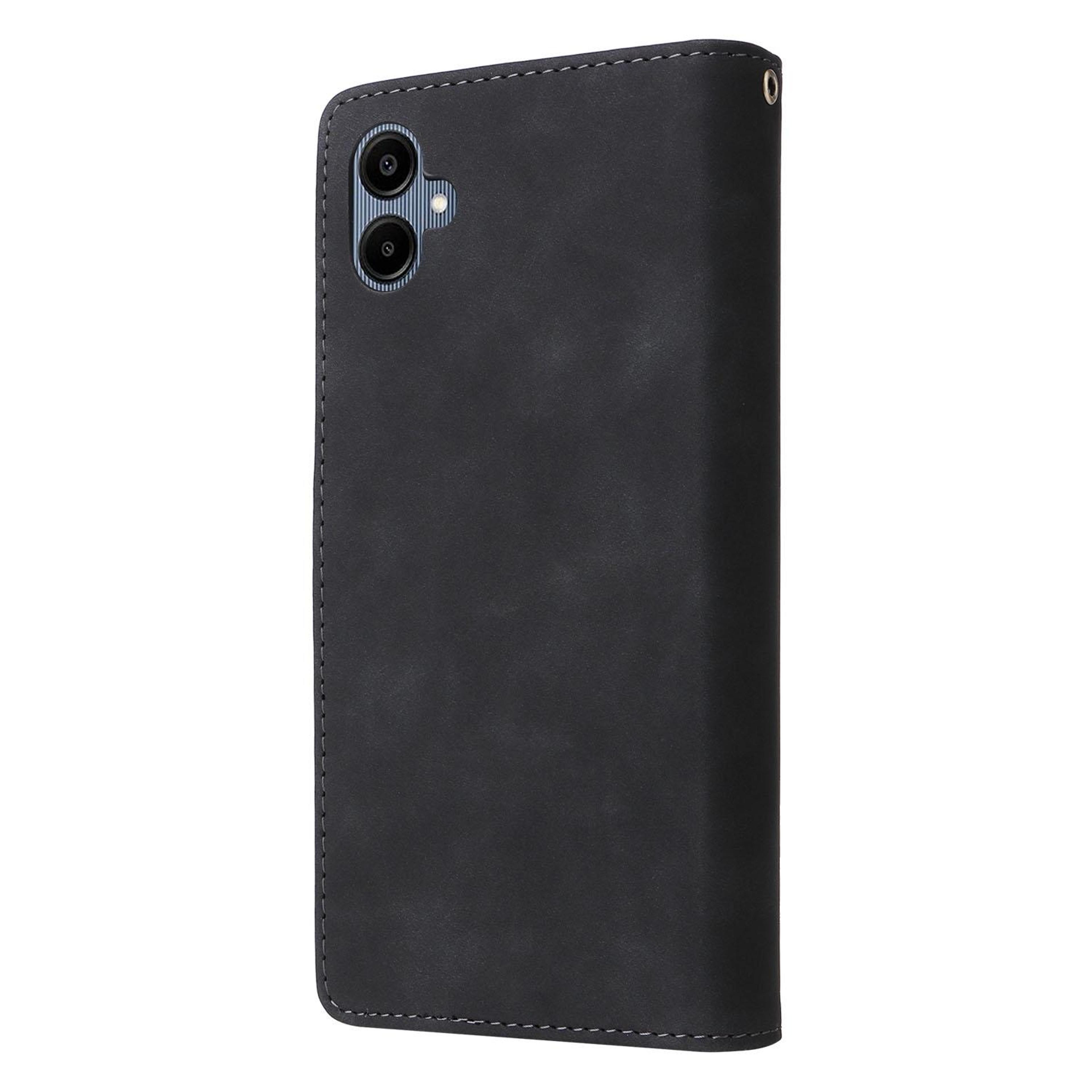 Galaxy A06 4G Zipper Wallet Case With Card Holder Kickstand And Wrist Strap 2
