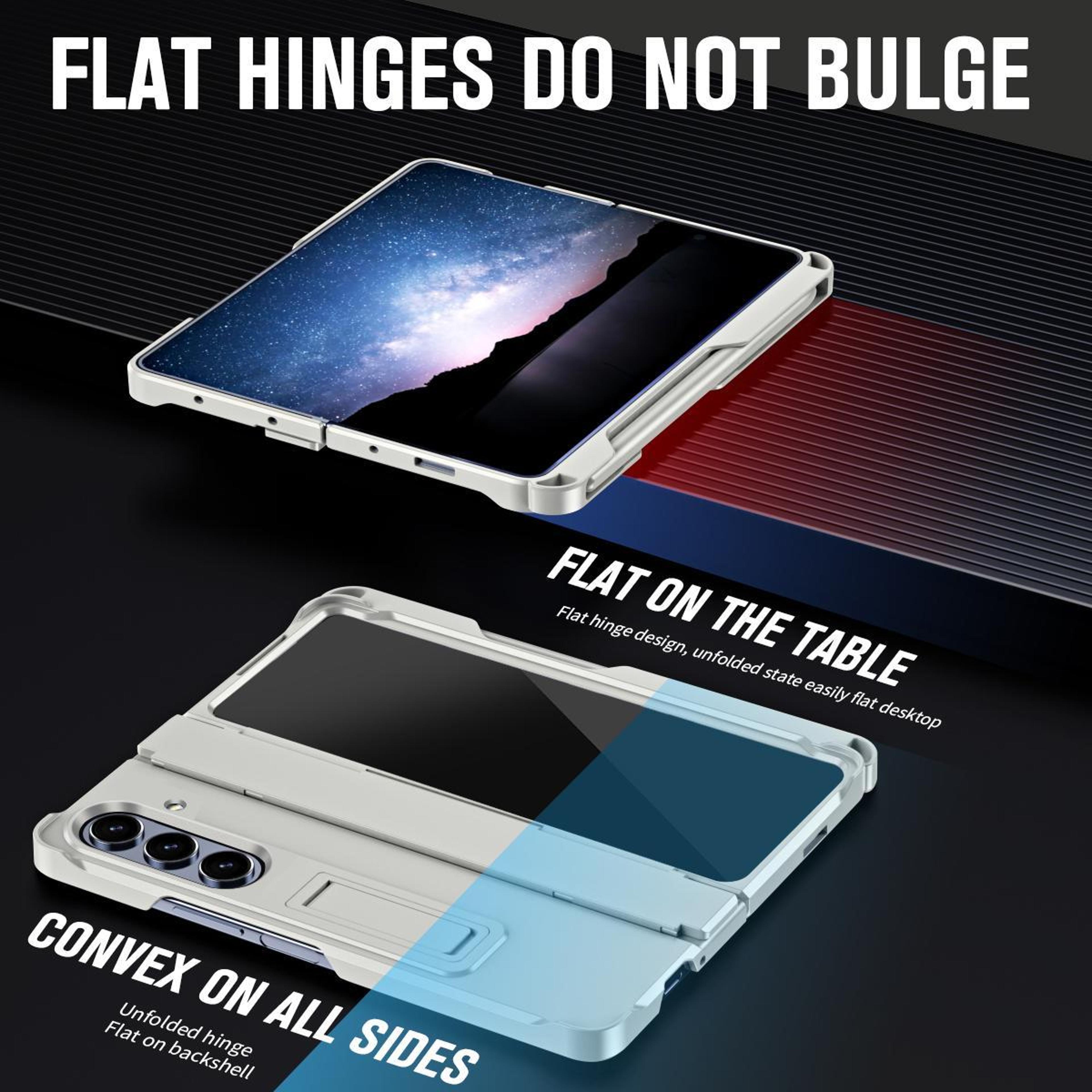 Galaxy Z Fold8 Ultra 5G Shockproof Hinge Case With Tempered Glass And Pen 2