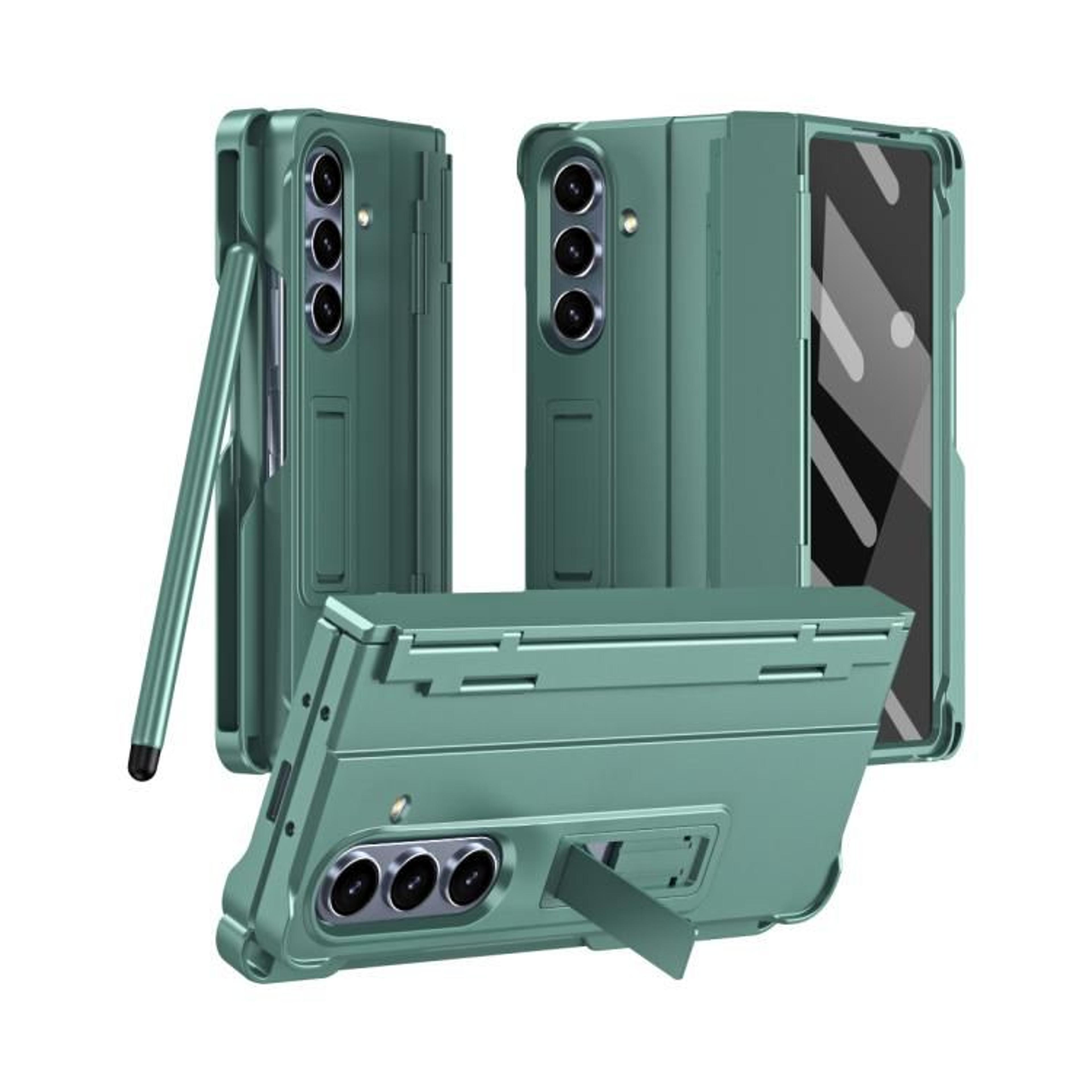 Galaxy Z Fold7 5G Diamond Case With Hinge Protection Screen Protector And Pen 12