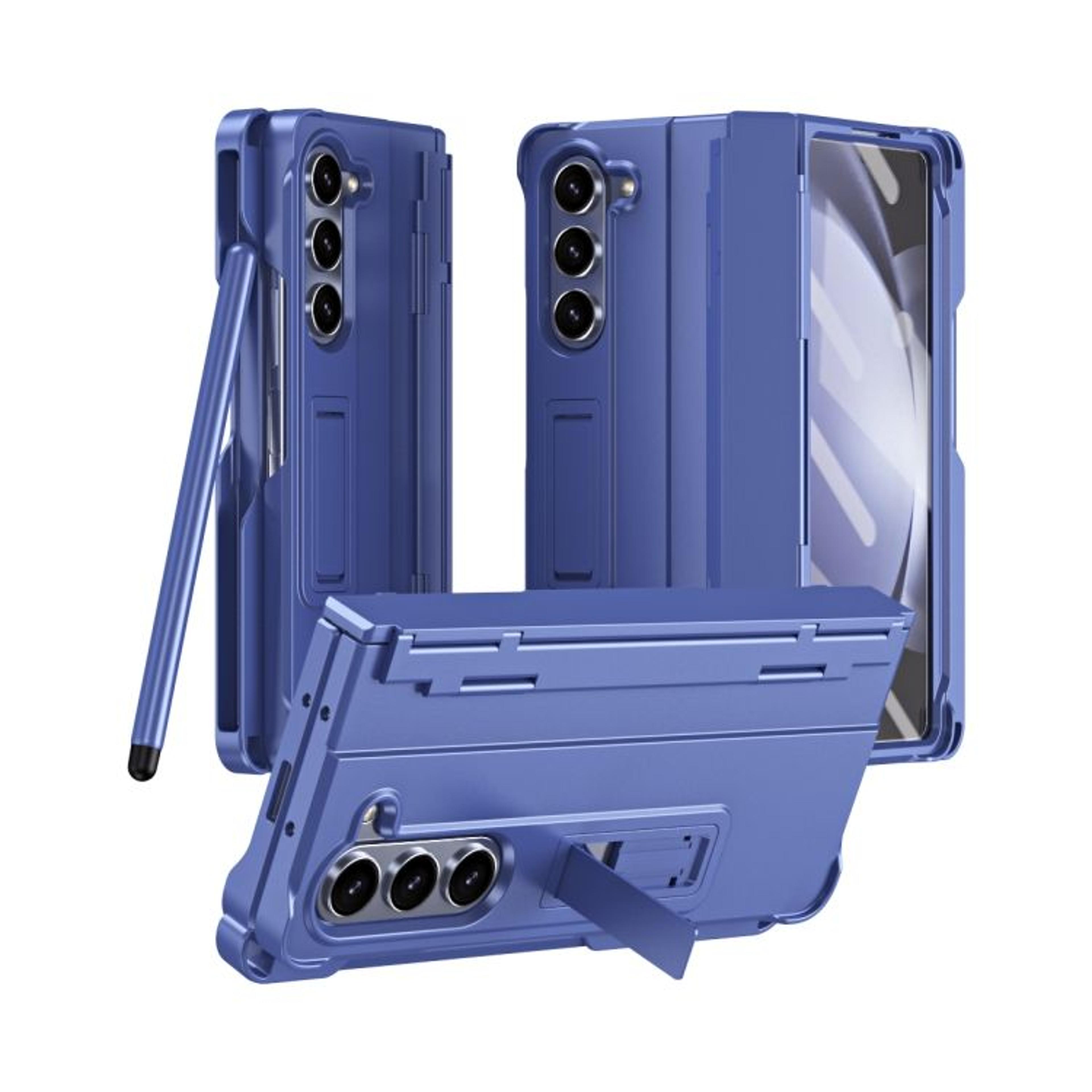 Galaxy Z Fold6 Shockproof Hinge Case With Tempered Glass And Pen 10