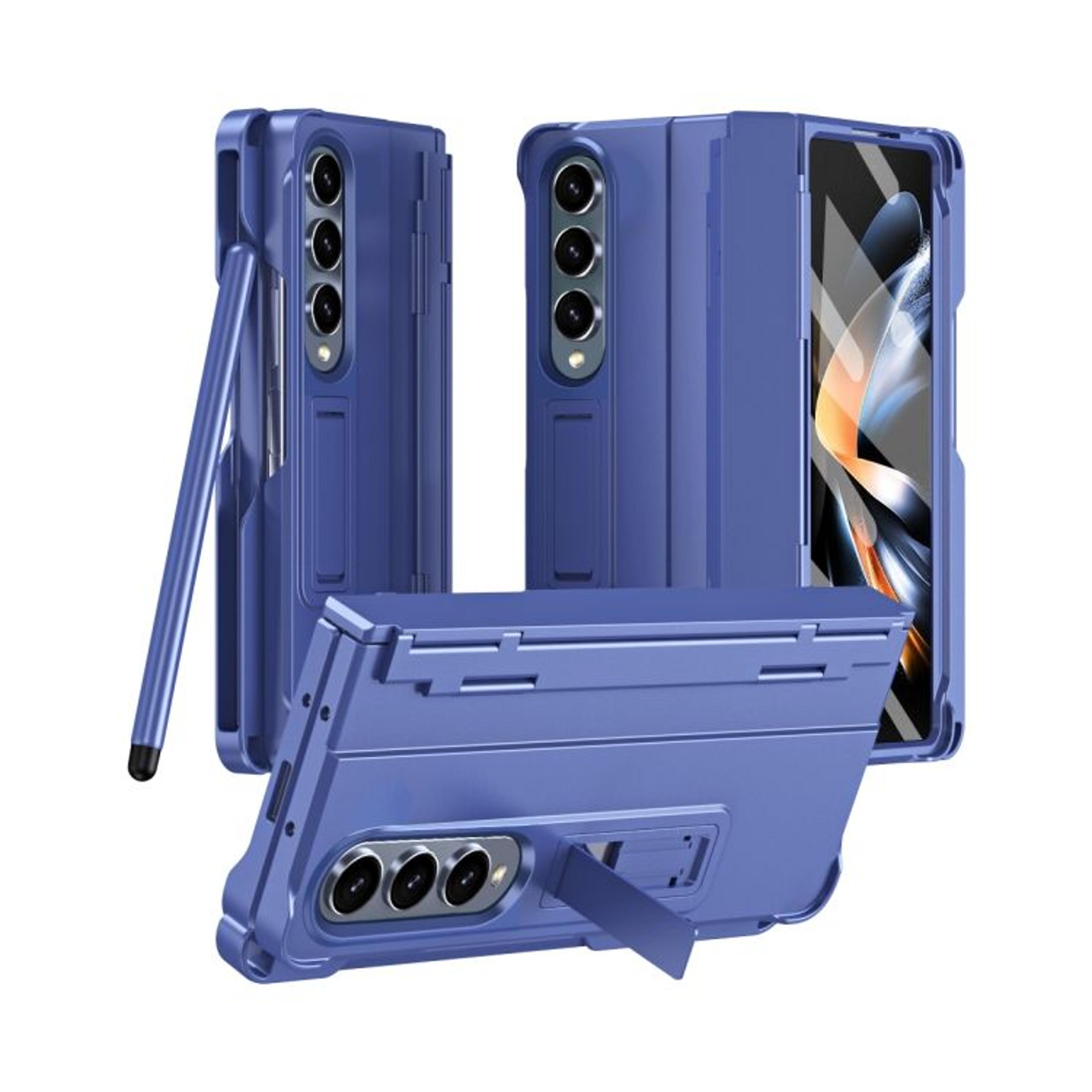 Galaxy Z Fold3 5G Shockproof Hinge Case With Tempered Glass And Pen 11
