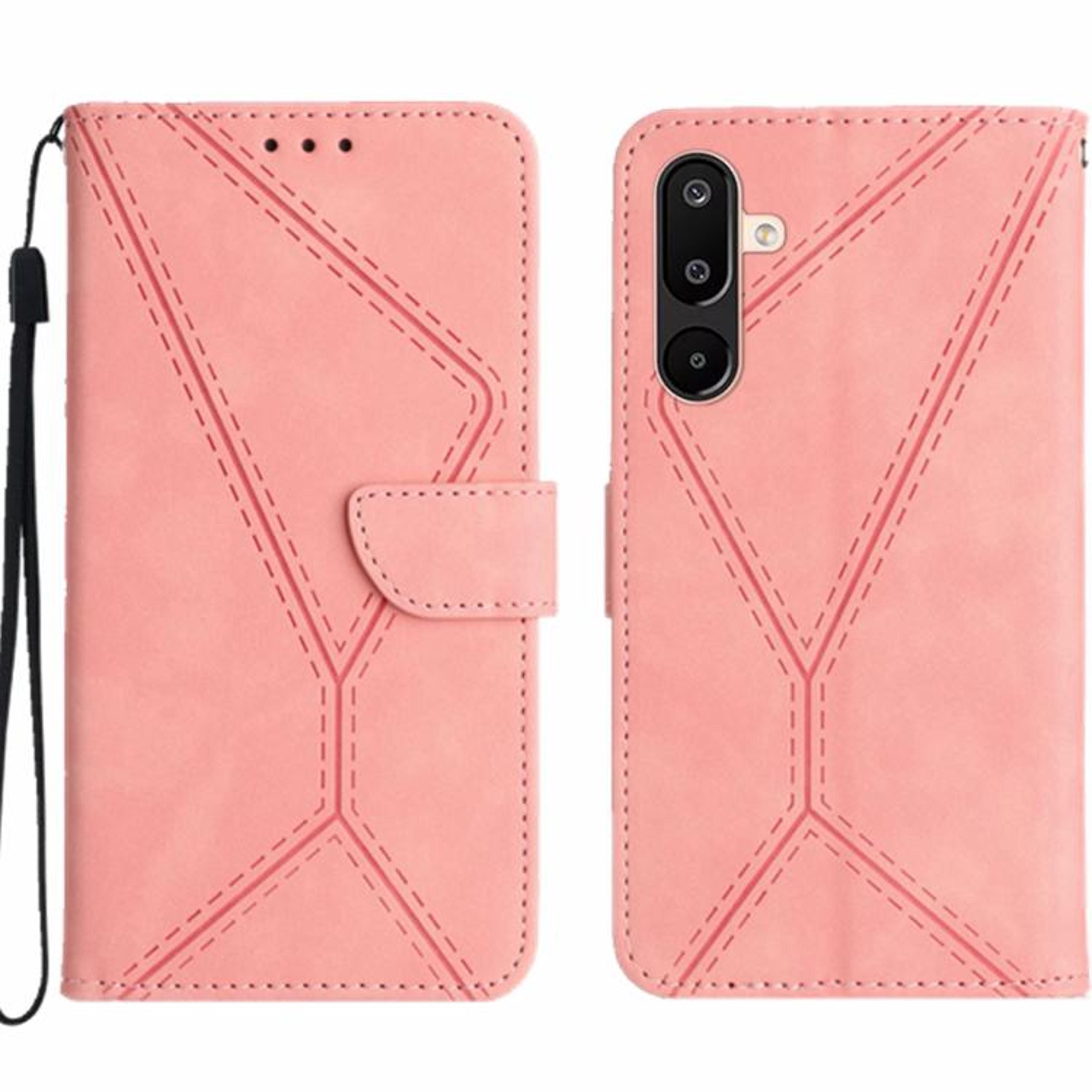 Samsung Galaxy M36 5G Leather Wallet Case With Card Holder Kickstand And Wrist Strap 7