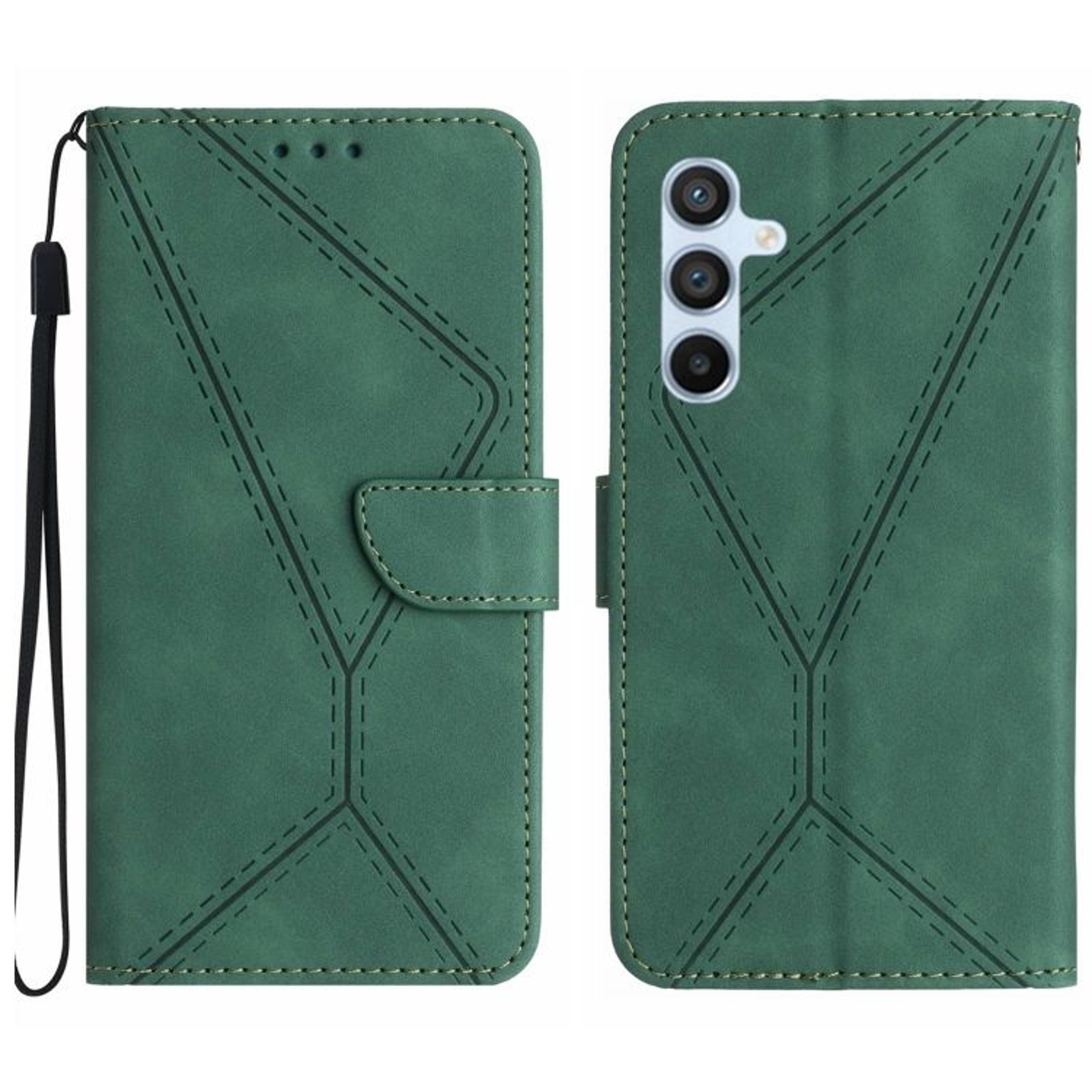 Samsung Galaxy A36 5G Leather Wallet Case With Card Slots Kickstand And Wrist Strap 9
