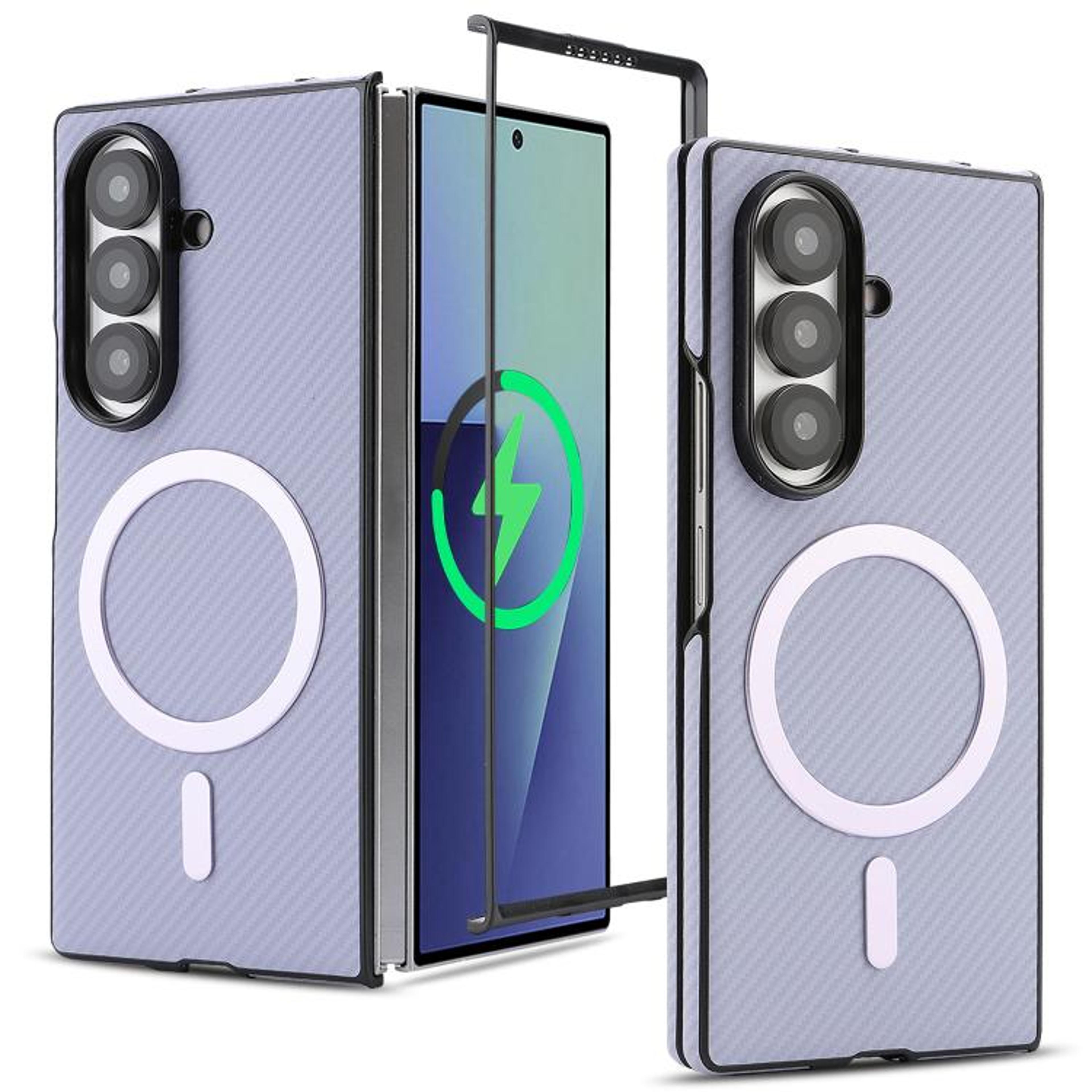 Galaxy Z Fold6 MagSafe Carbon Fiber Case With Drop And Camera Protection 11