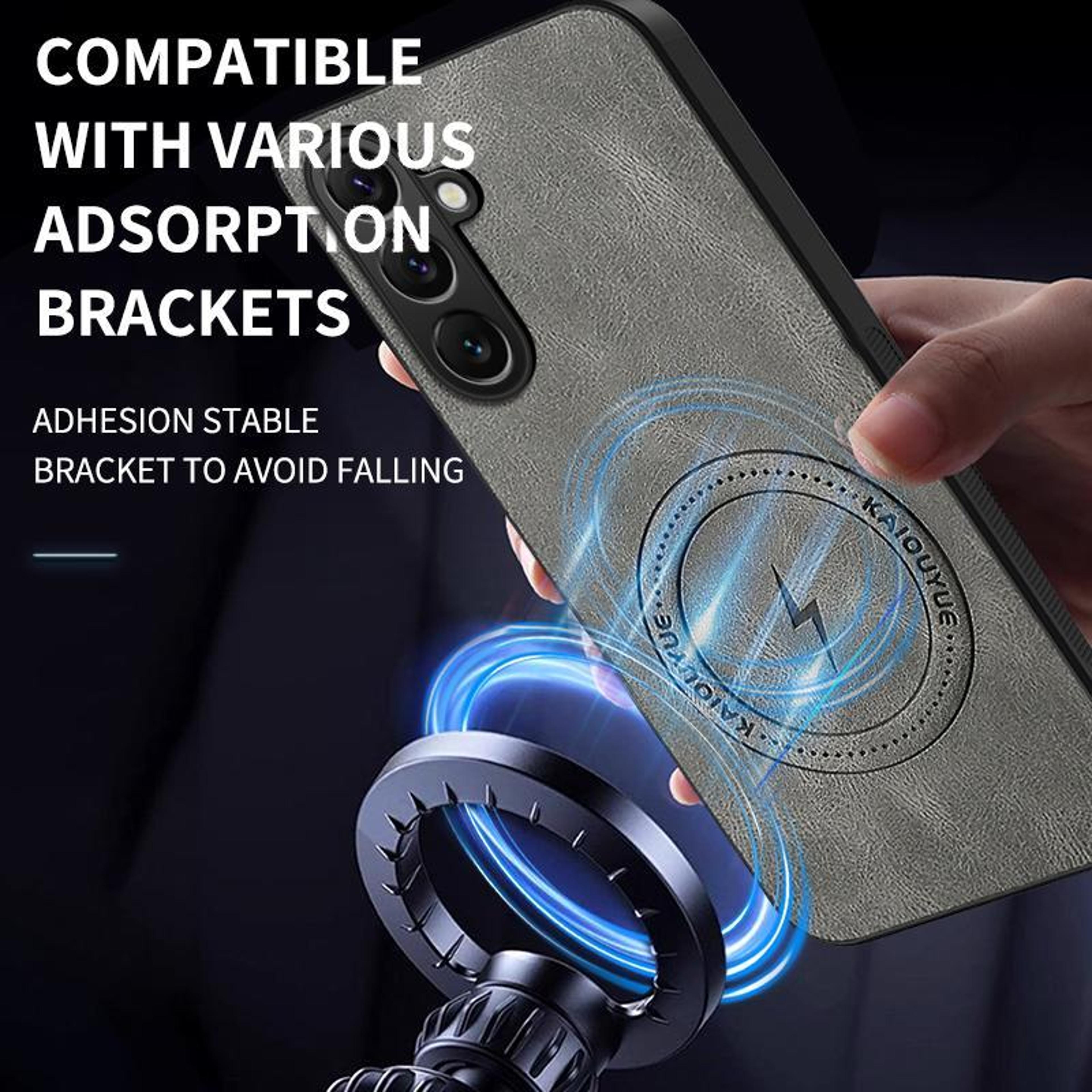 Samsung Galaxy S26 5G Magnetic Case With Nappa Texture Slim Protective Cover 5