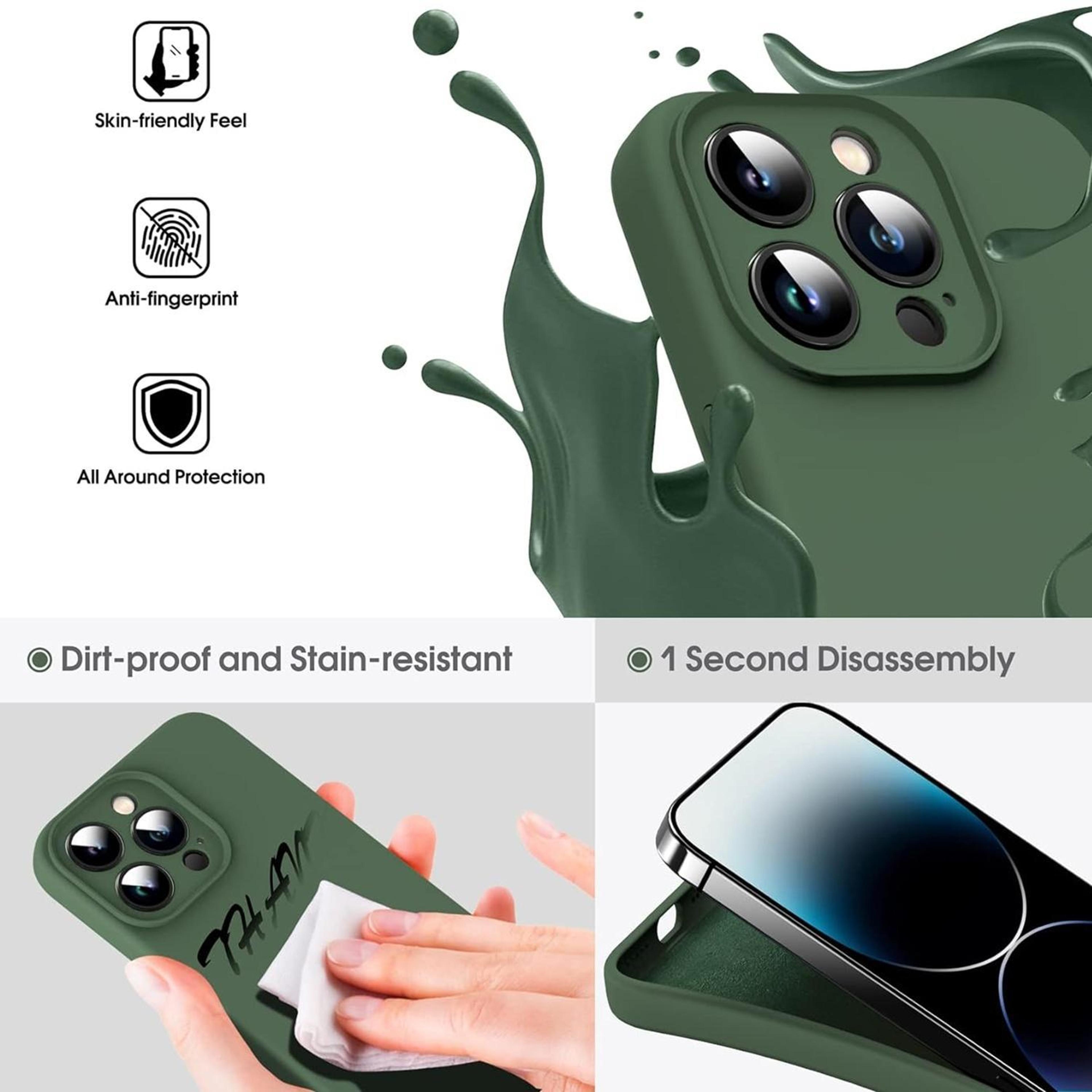 IPhone 17 Pro Max Liquid Silicone Shockproof Case With Microfiber Lining 2