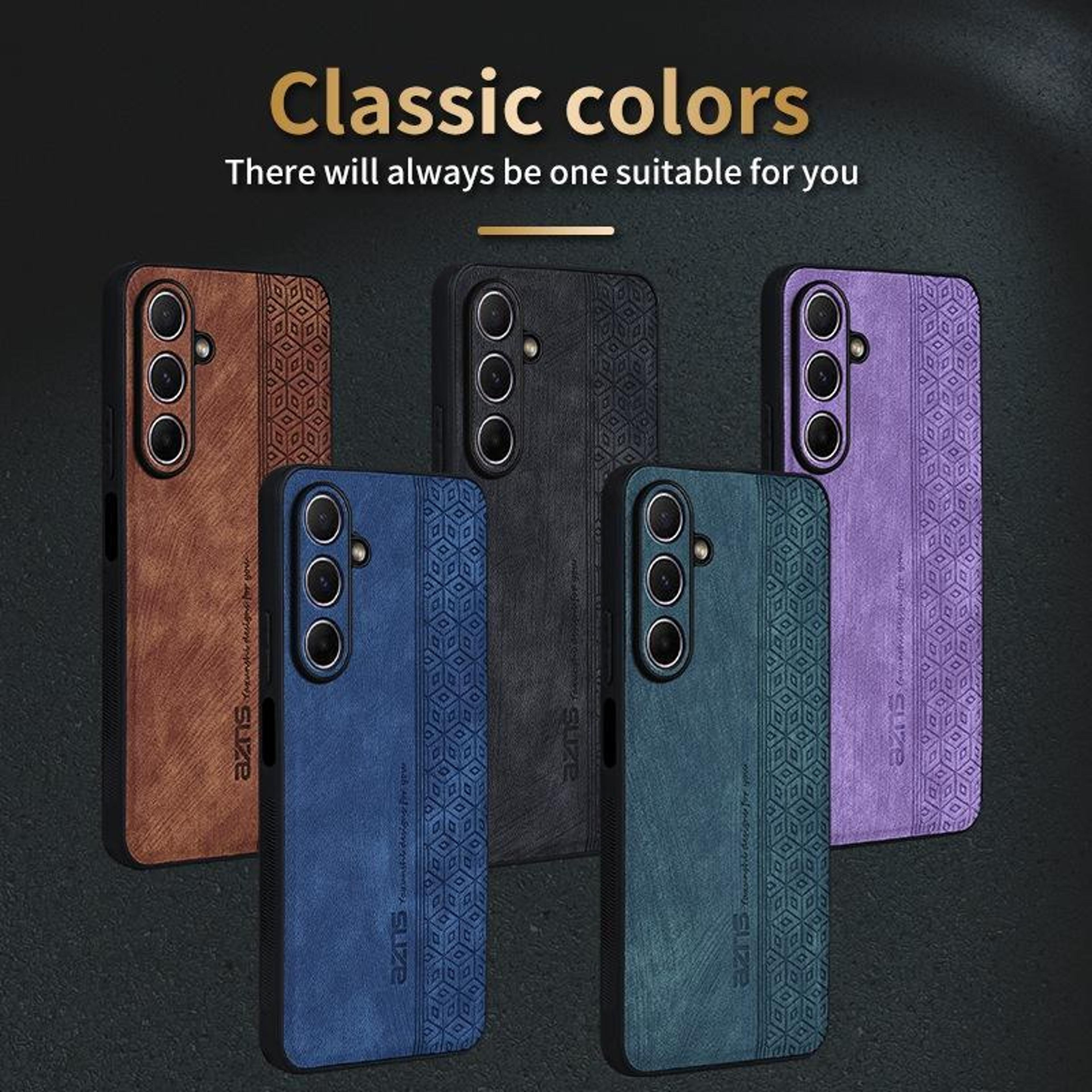 Samsung Galaxy A27 5G Case AZNS 3D Embossed Leather TPU Protective Cover 7