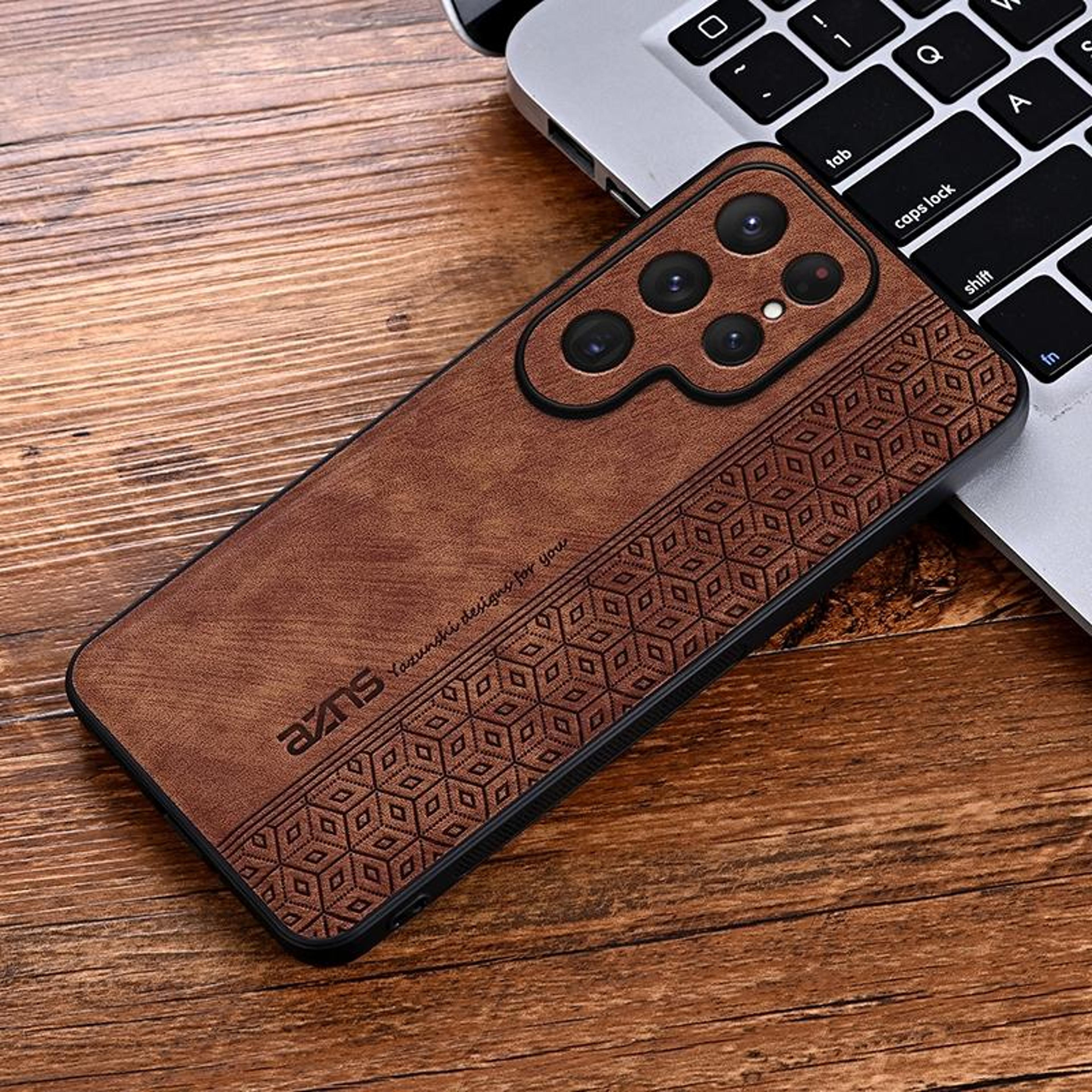 Samsung Galaxy S25 Ultra Case 3D Embossed Leather TPU Protective Cover 1