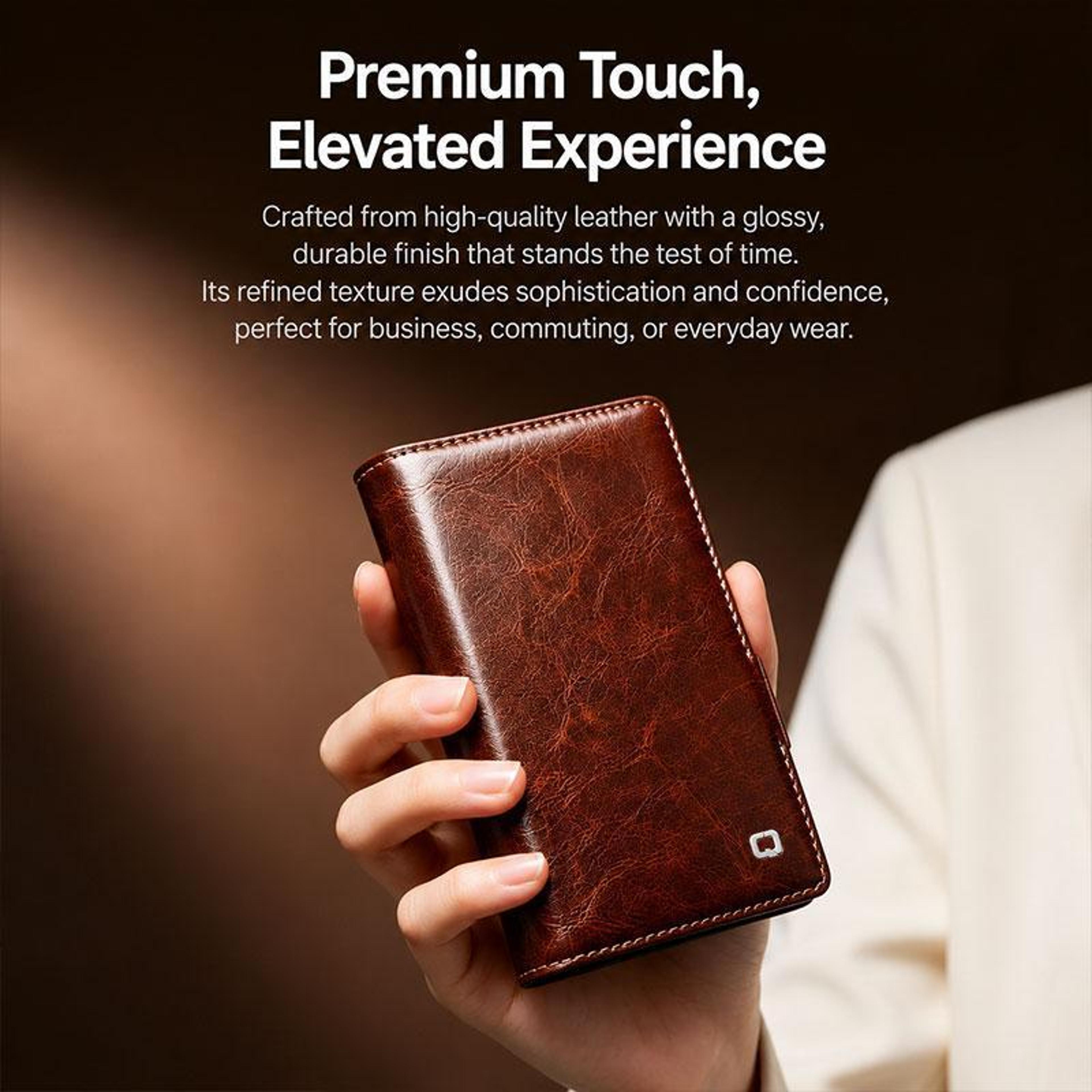 Classic Galaxy Z Fold8 Genuine Leather Case With Magnetic Buckle 5