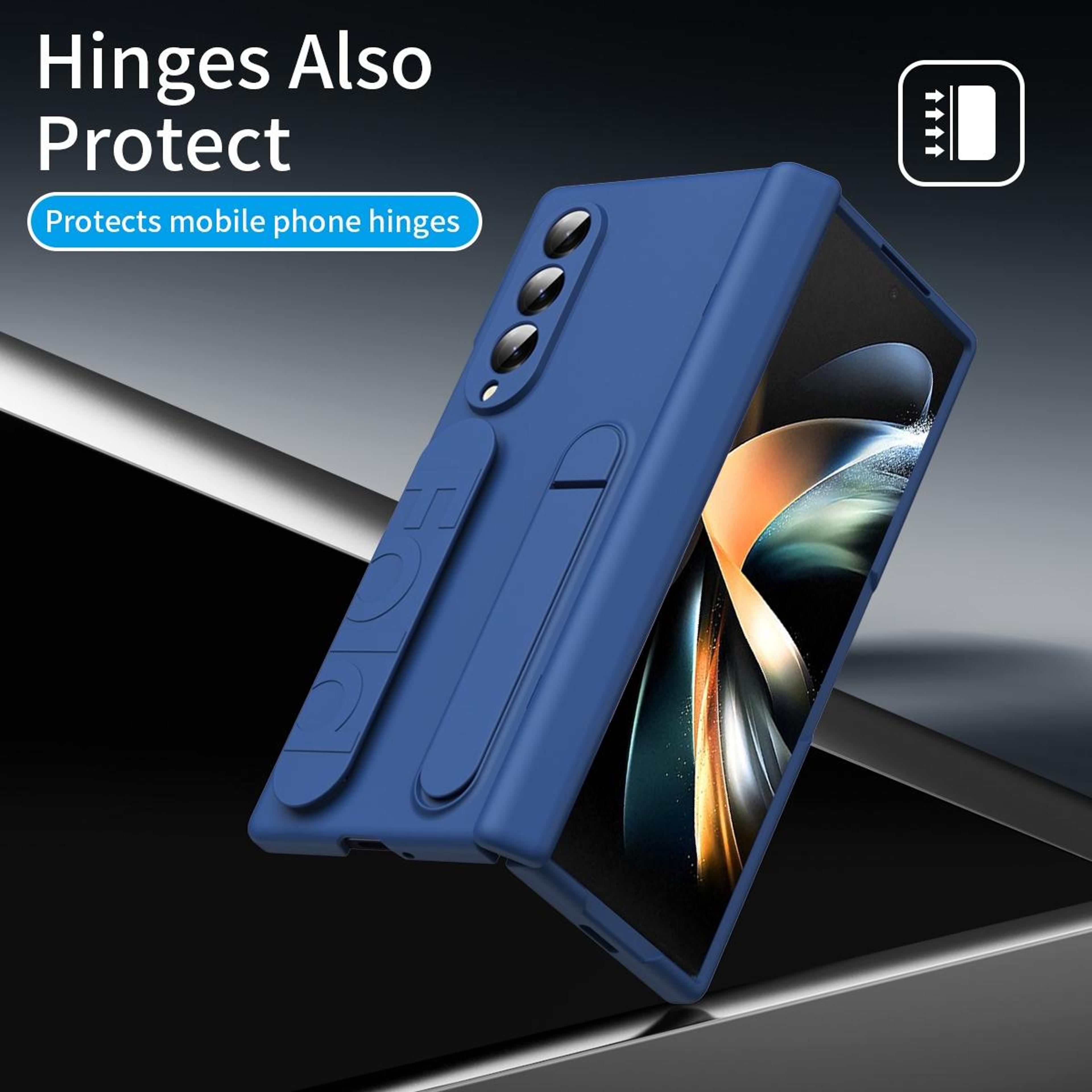 Samsung Galaxy Z Fold4 Shockproof Case With Tempered Glass And Integrated Holder 6