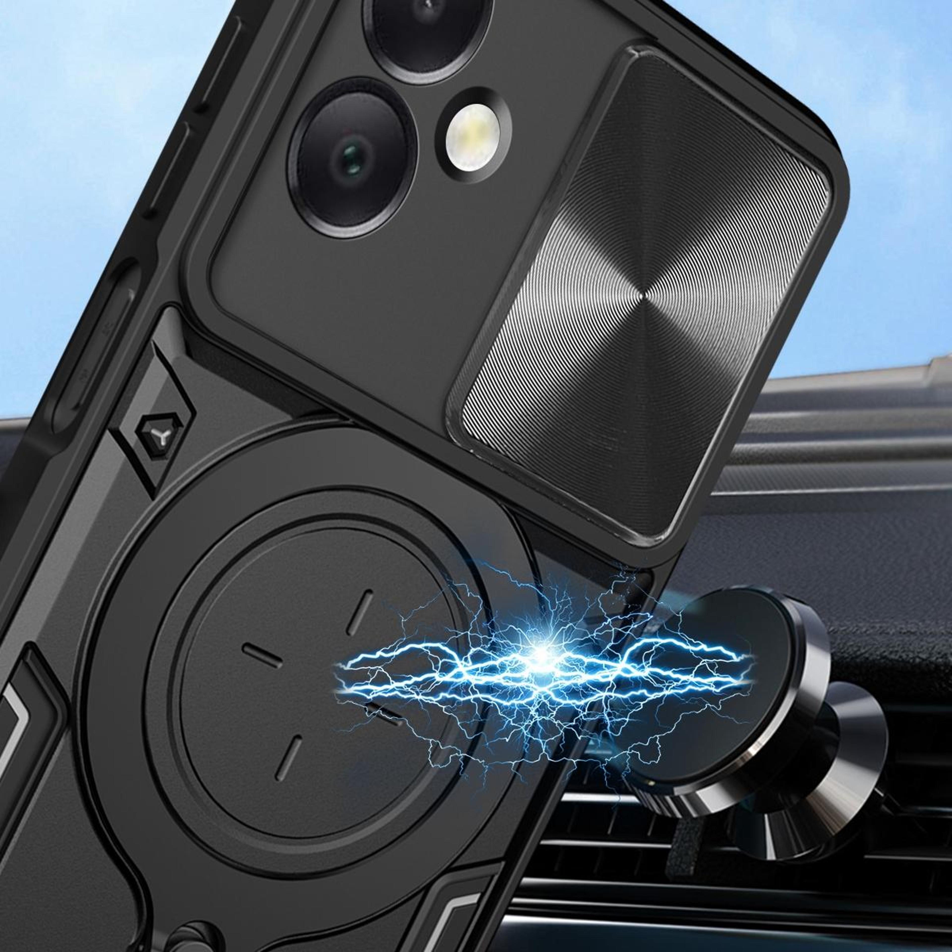 Samsung Galaxy A06 4G Protective Case With Sliding Camera Cover And Magnetic Holder 3